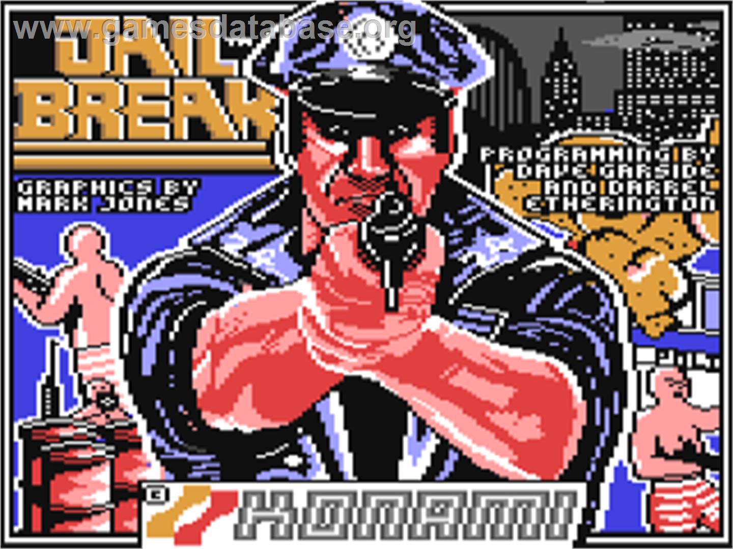 Jail Break (Ahoy!) - Commodore 64 - Artwork - Title Screen