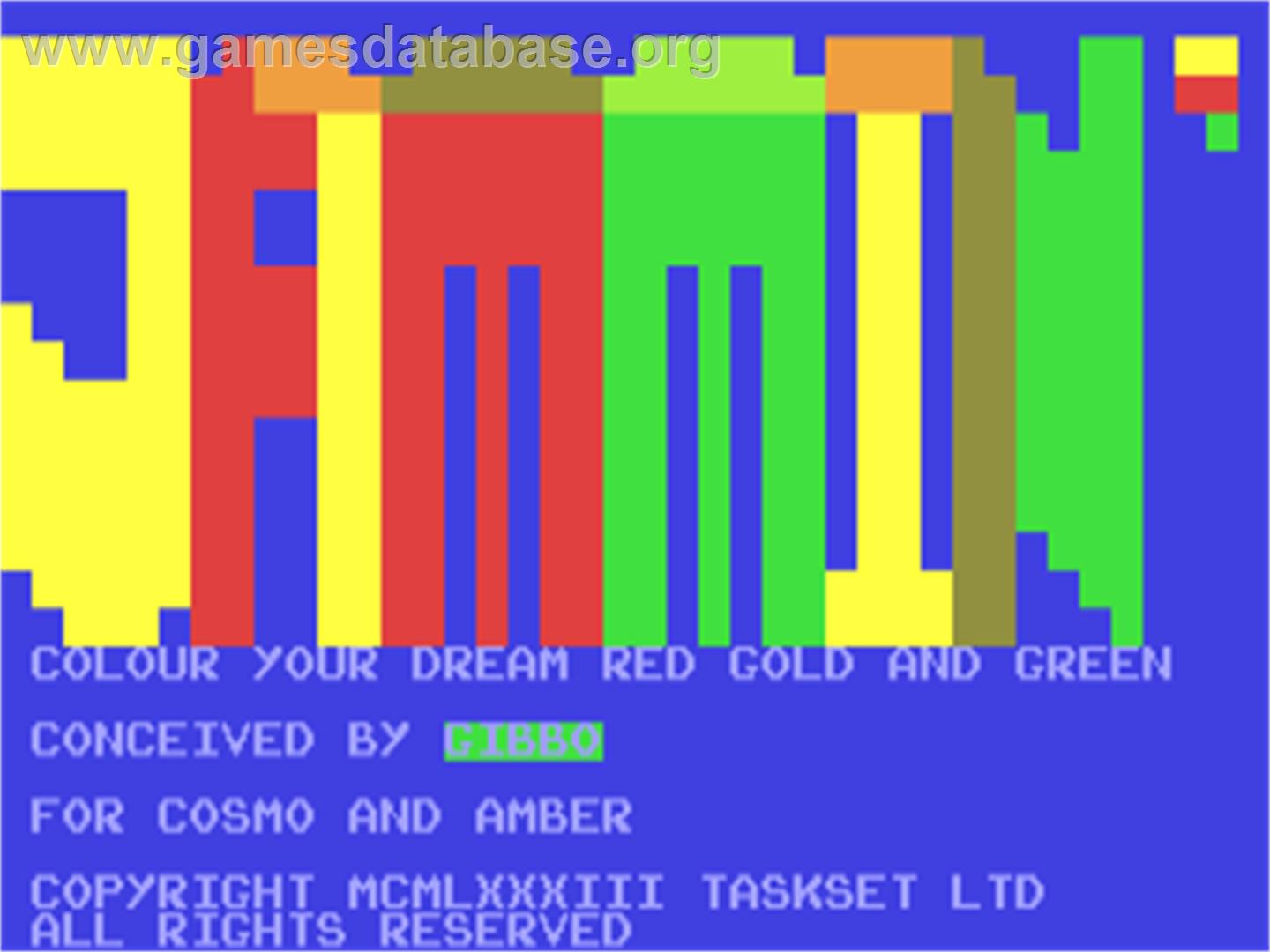 Jammin' - Commodore 64 - Artwork - Title Screen