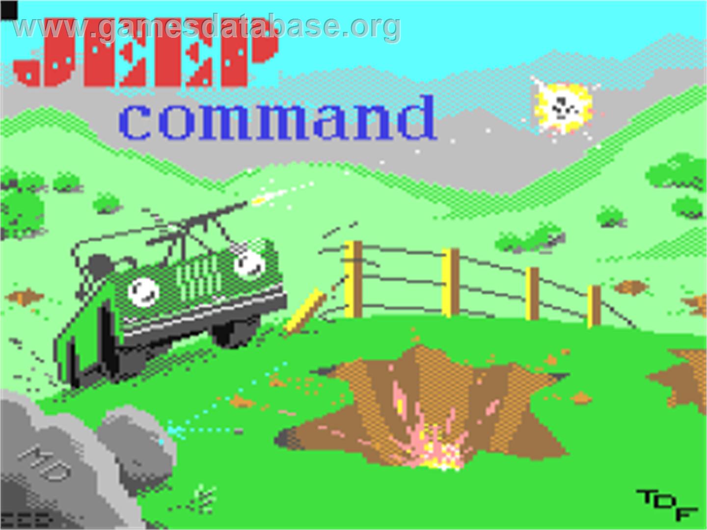 Jeep Command - Commodore 64 - Artwork - Title Screen