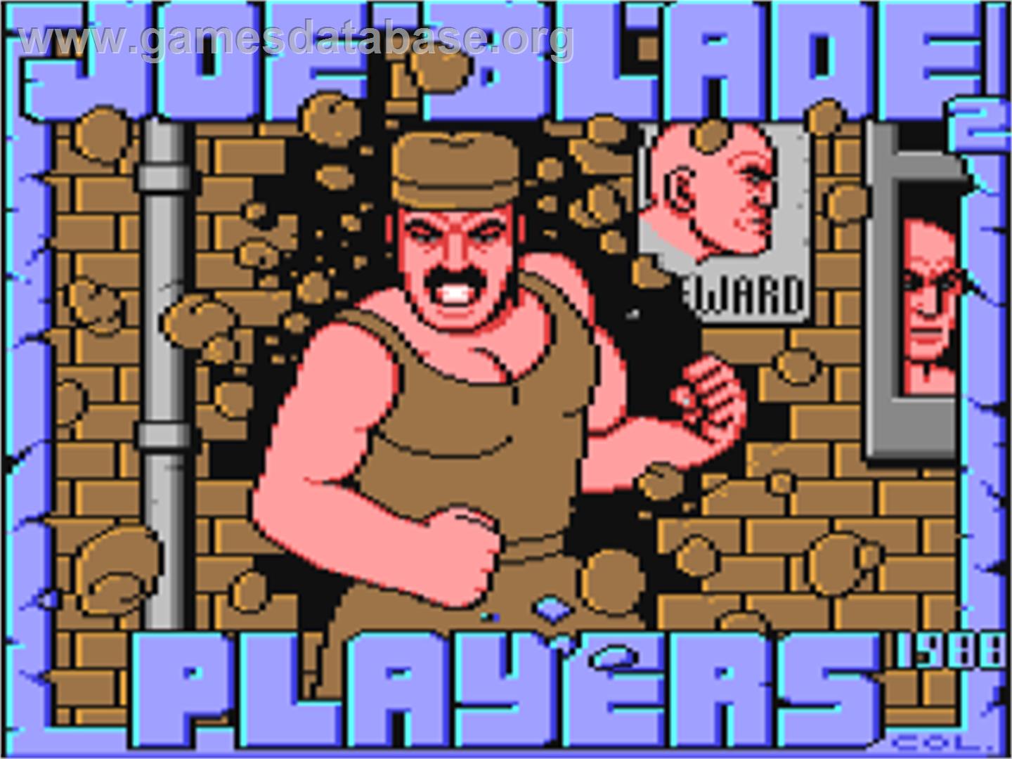 Joe Blade II - Commodore 64 - Artwork - Title Screen