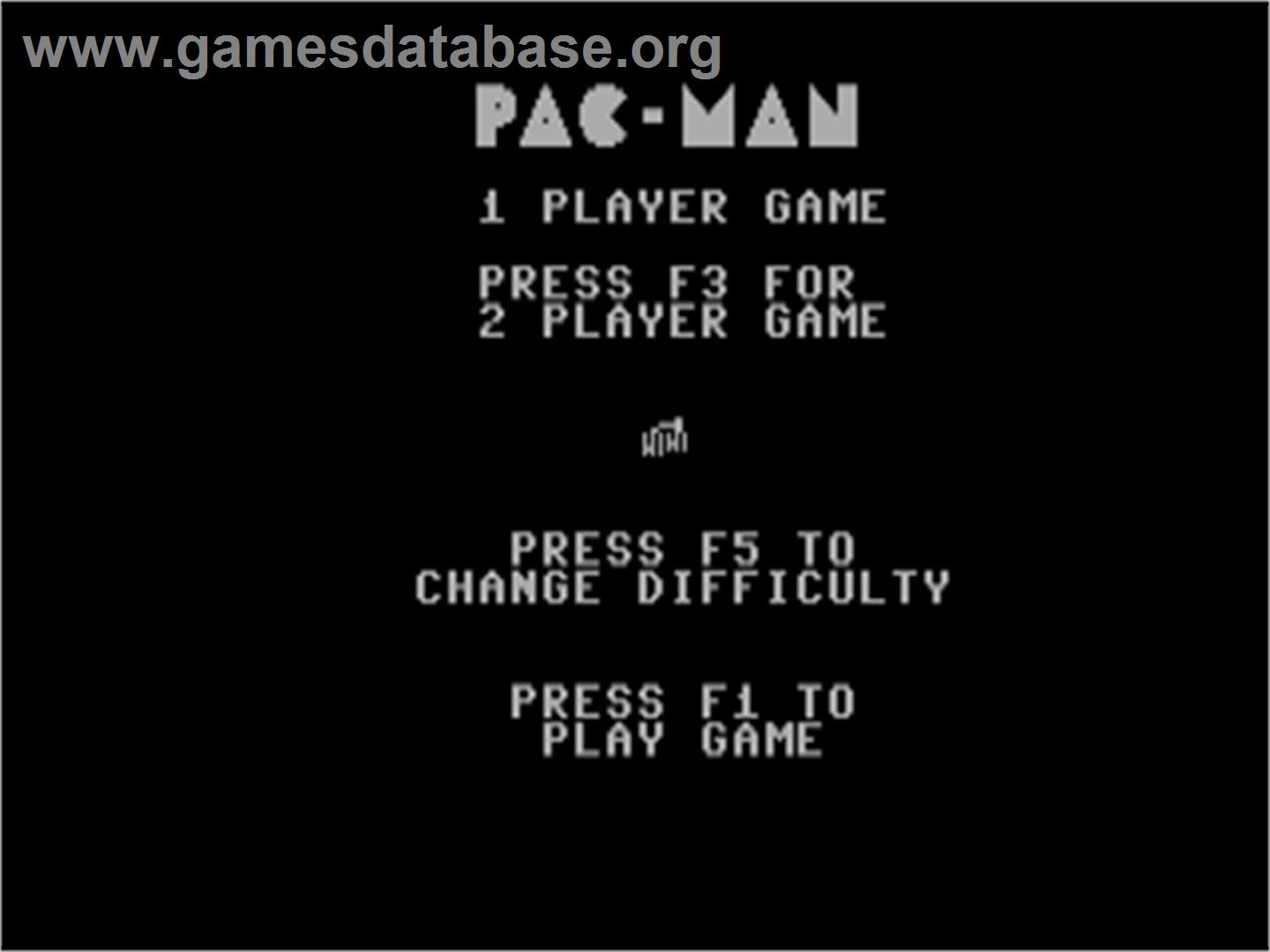 Jr. Pac-man - Commodore 64 - Artwork - Title Screen