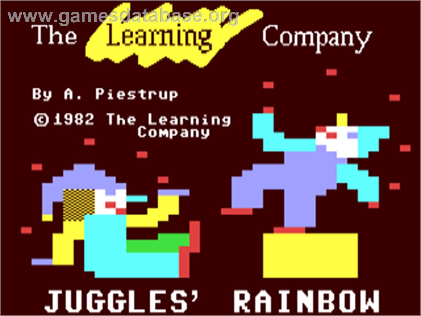 Juggles' Rainbow - Commodore 64 - Artwork - Title Screen