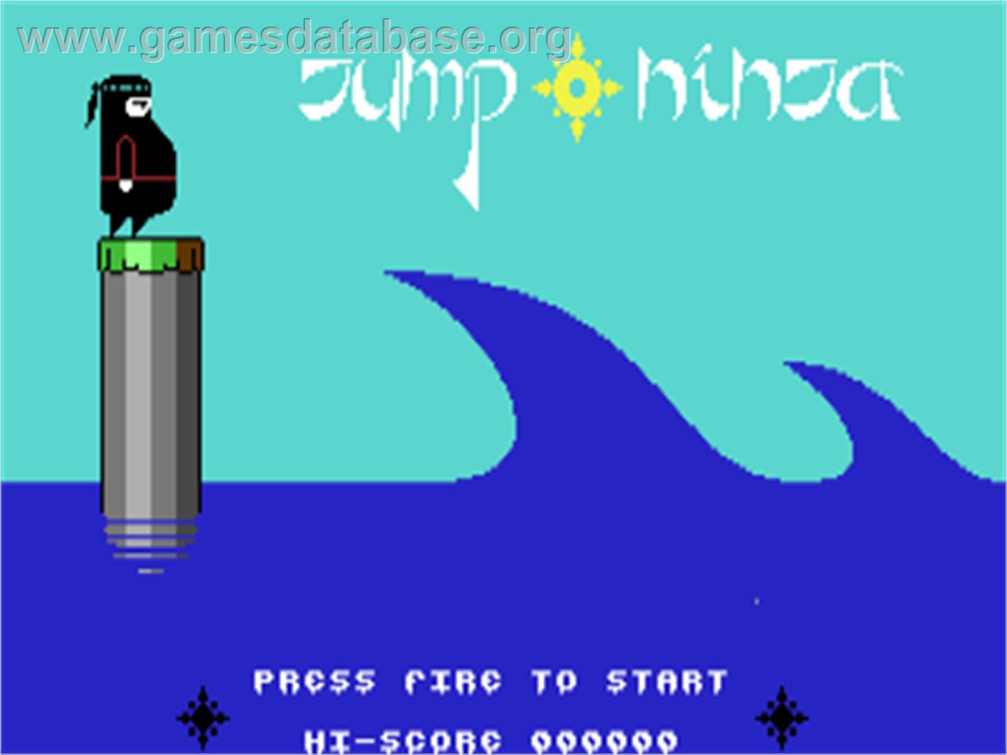 Jump Ninja - Commodore 64 - Artwork - Title Screen