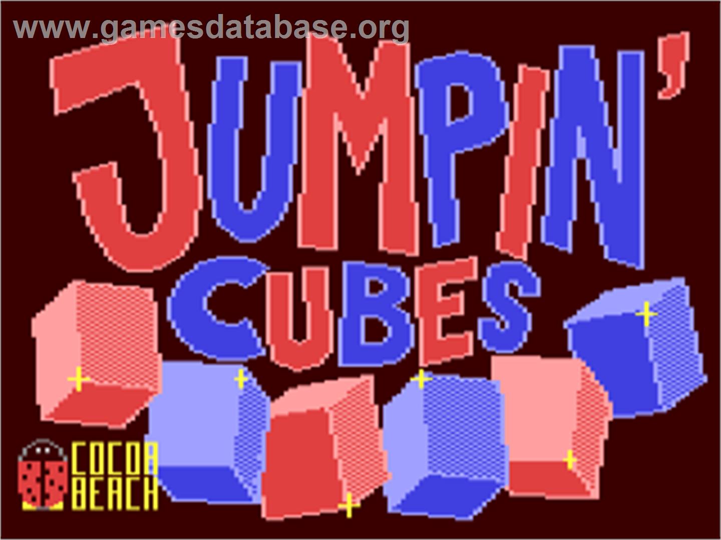 Jumpin' Cubes - Commodore 64 - Artwork - Title Screen