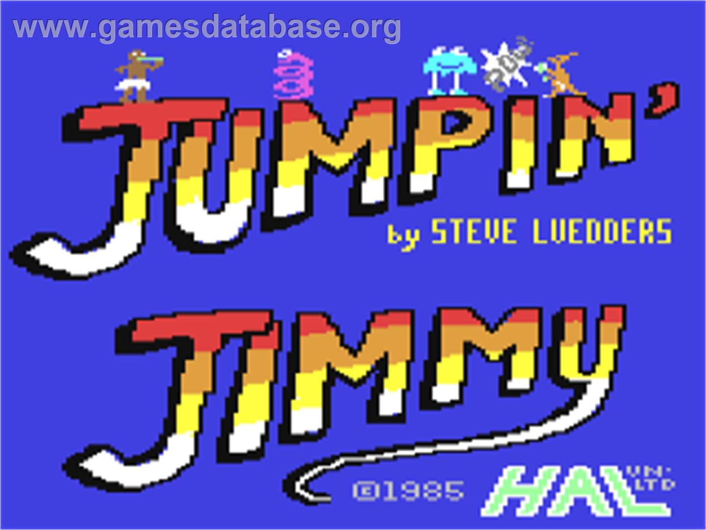 Jumpin' Jimmy - Commodore 64 - Artwork - Title Screen