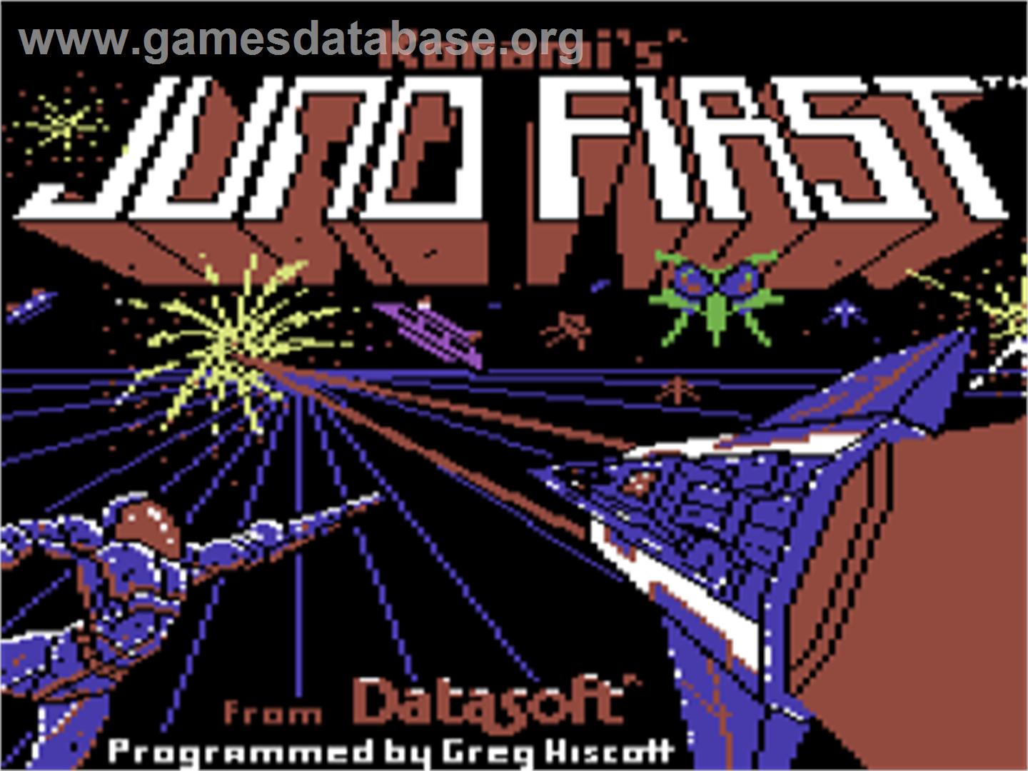 Juno First - Commodore 64 - Artwork - Title Screen