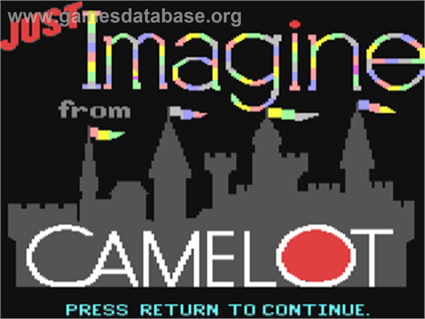 Just Imagine - Commodore 64 - Artwork - Title Screen