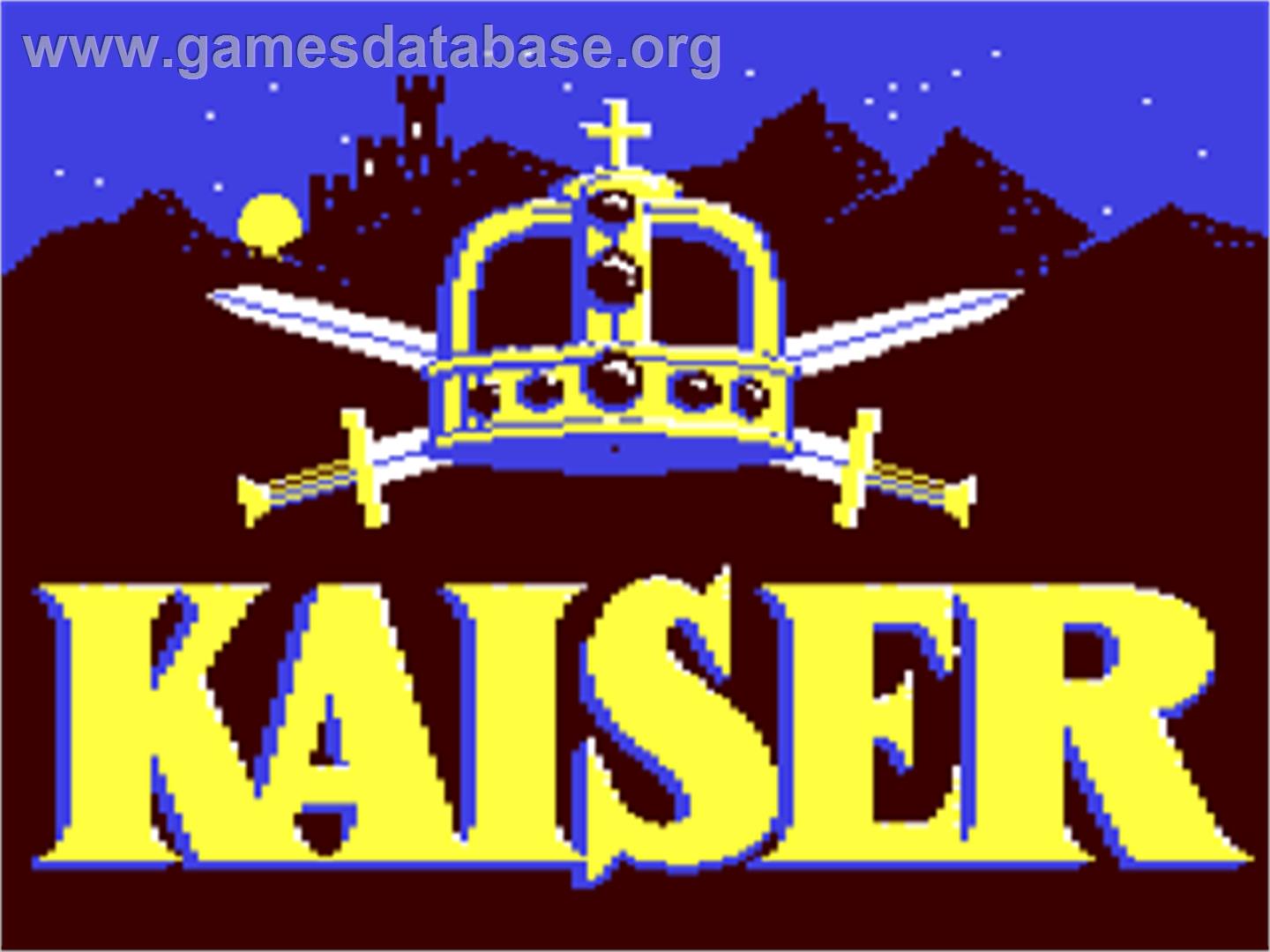 Kaiser - Commodore 64 - Artwork - Title Screen