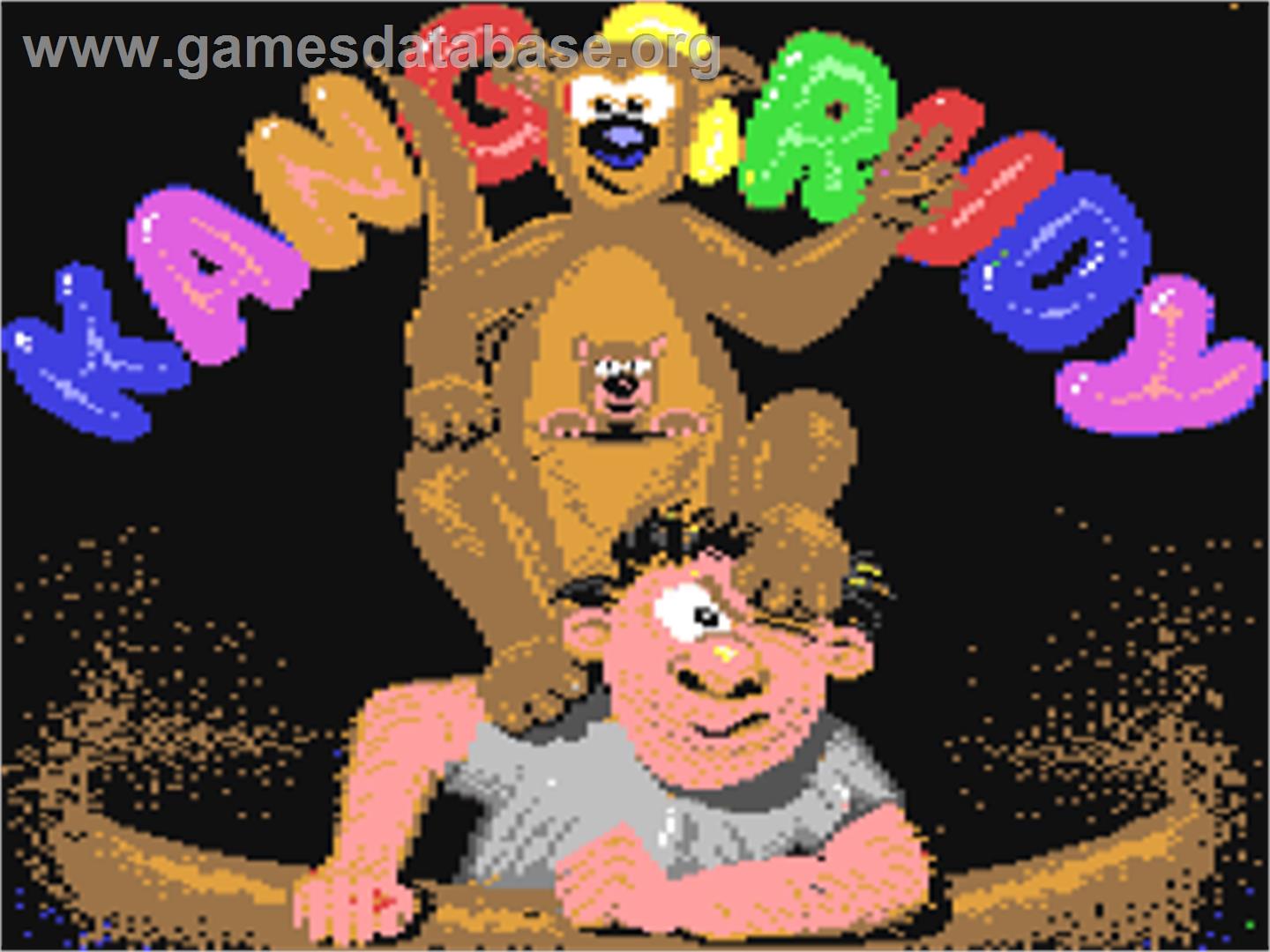 Kangarudy - Commodore 64 - Artwork - Title Screen