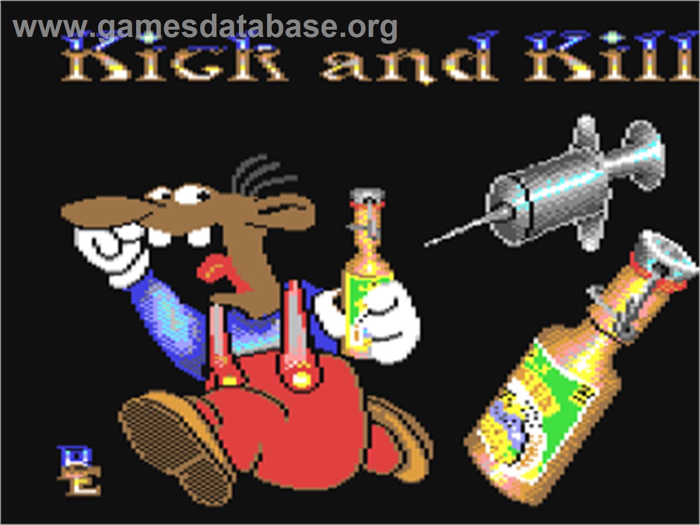 Kick And Kill - Commodore 64 - Artwork - Title Screen