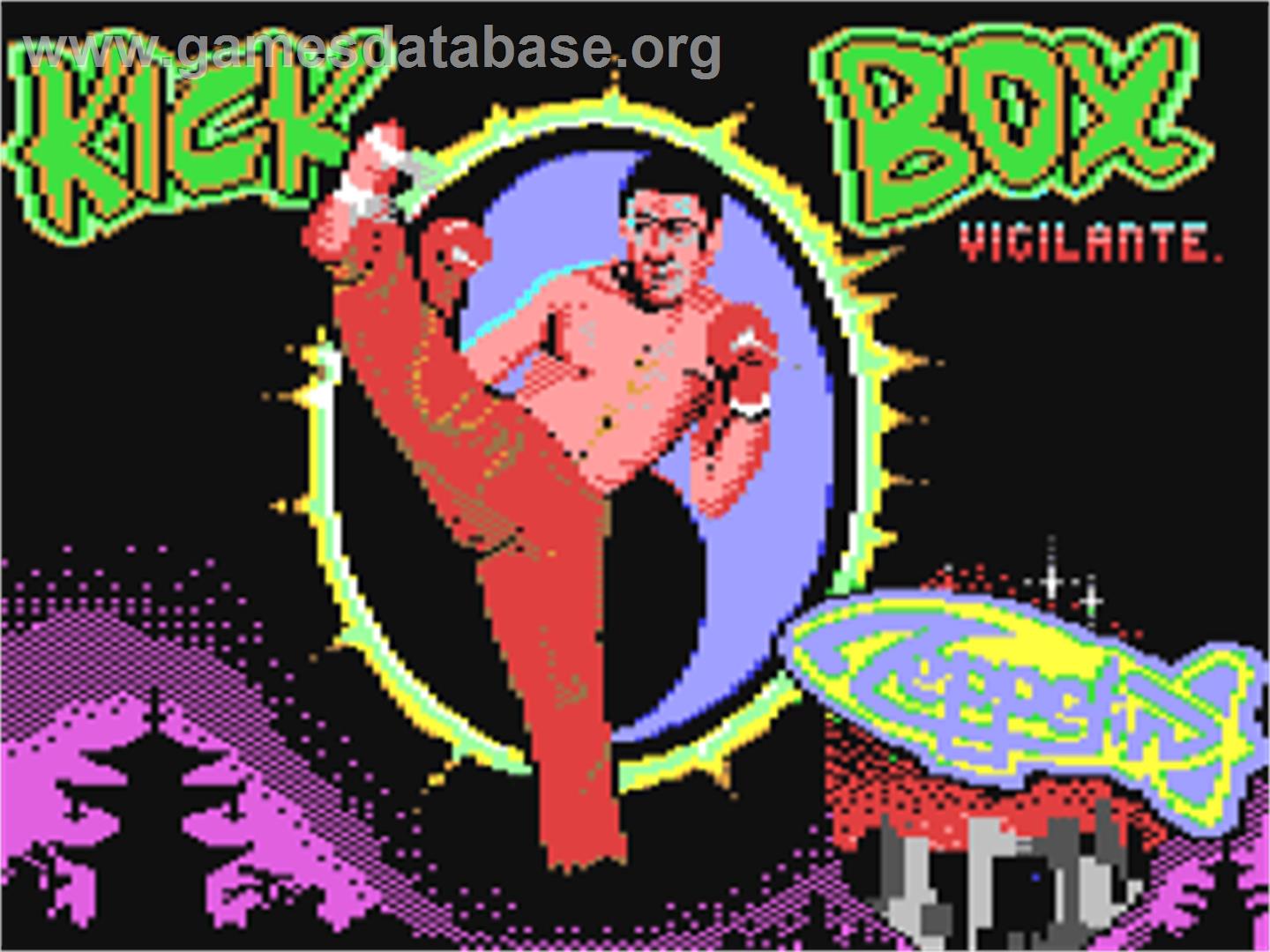 Kick Box Vigilante - Commodore 64 - Artwork - Title Screen
