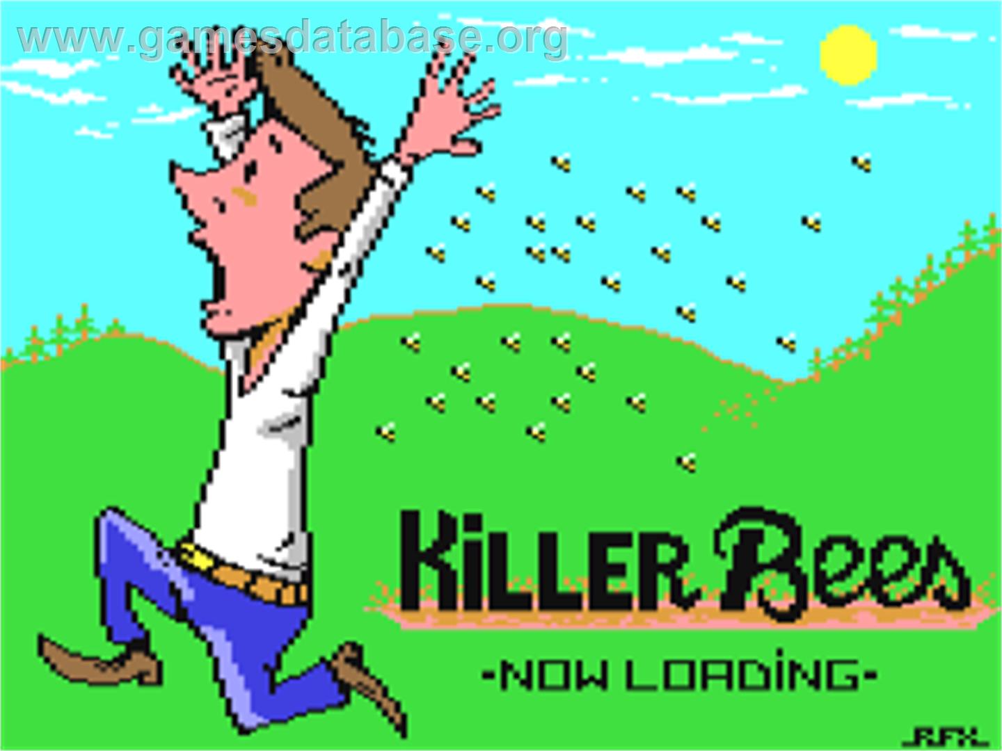Killer Bees - Commodore 64 - Artwork - Title Screen