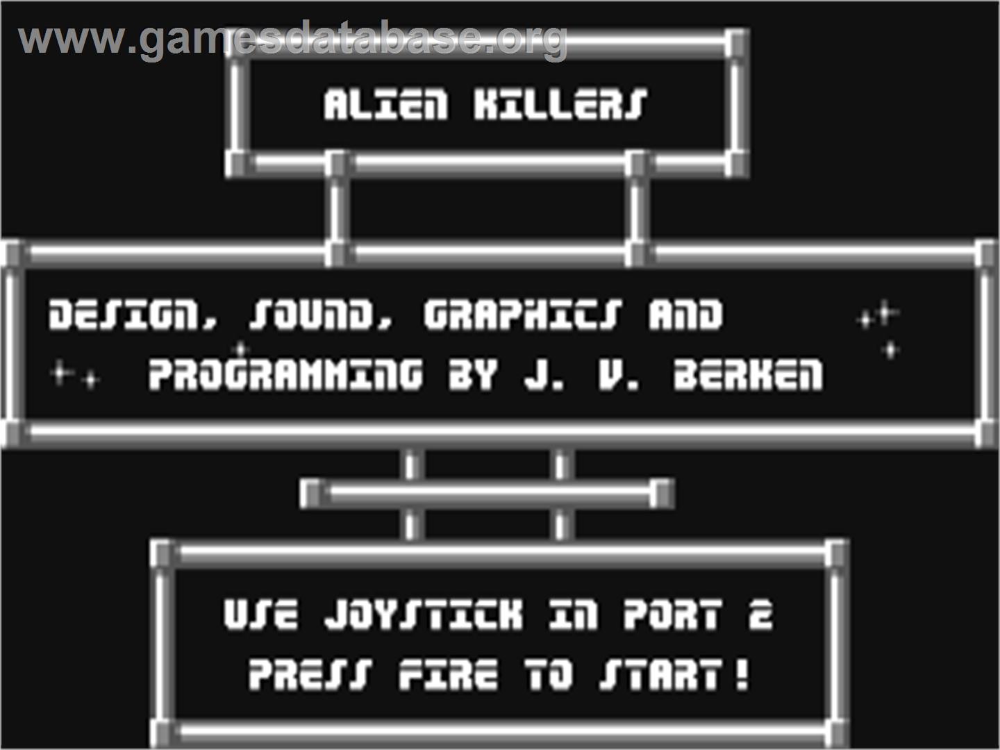 Killface - Commodore 64 - Artwork - Title Screen