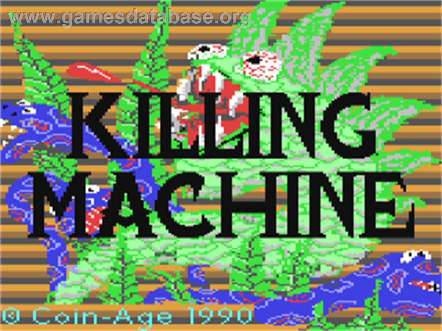 Killing Machine - Commodore 64 - Artwork - Title Screen