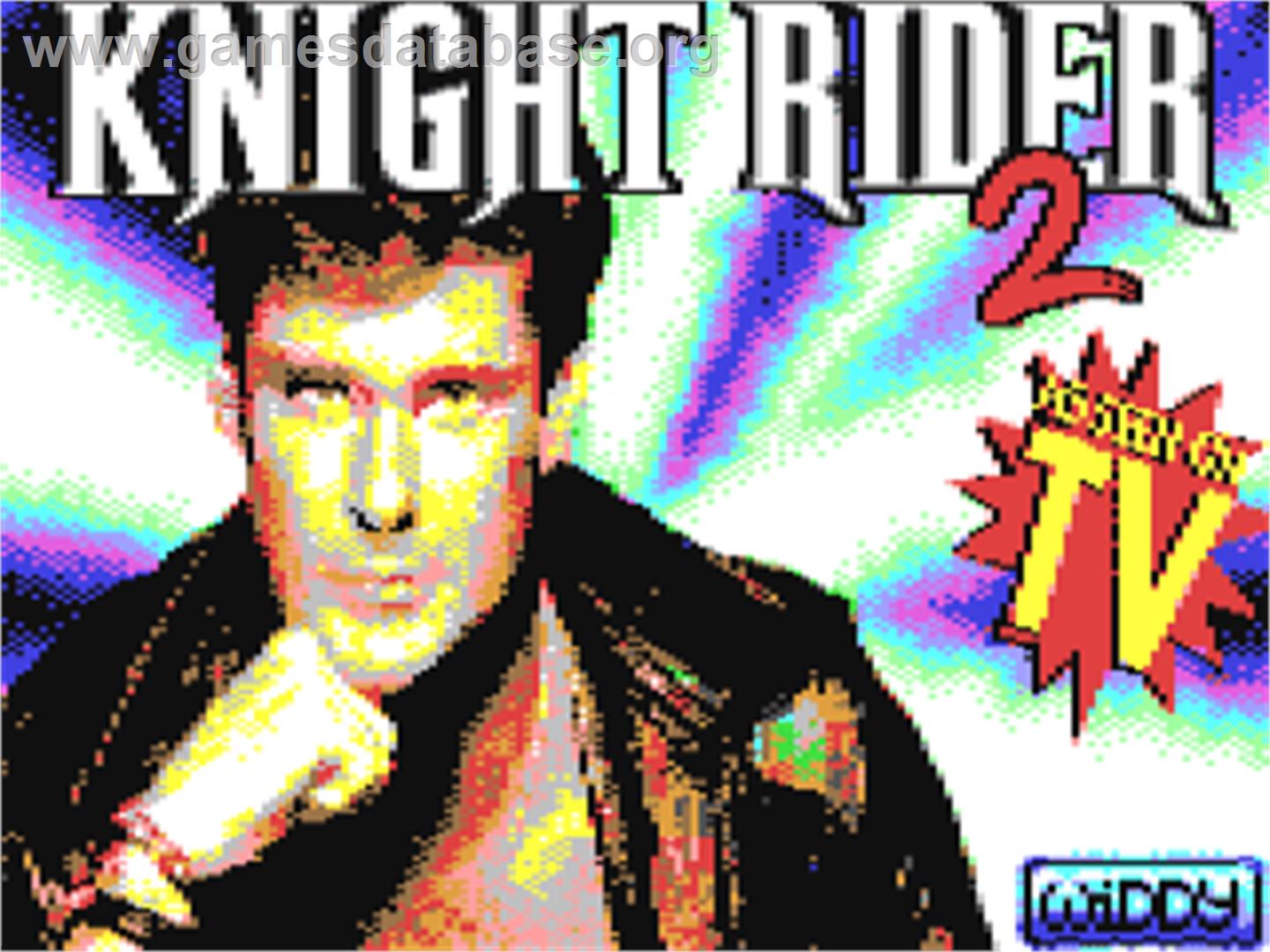 Knight Rider (Ocean) - Commodore 64 - Artwork - Title Screen