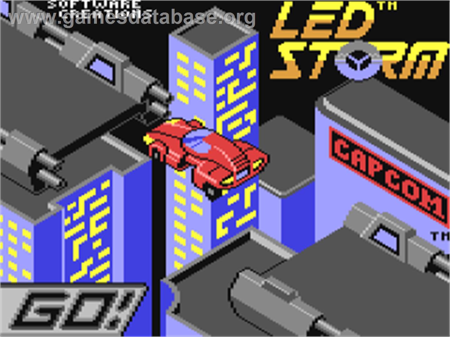 L.E.D. Storm - Commodore 64 - Artwork - Title Screen