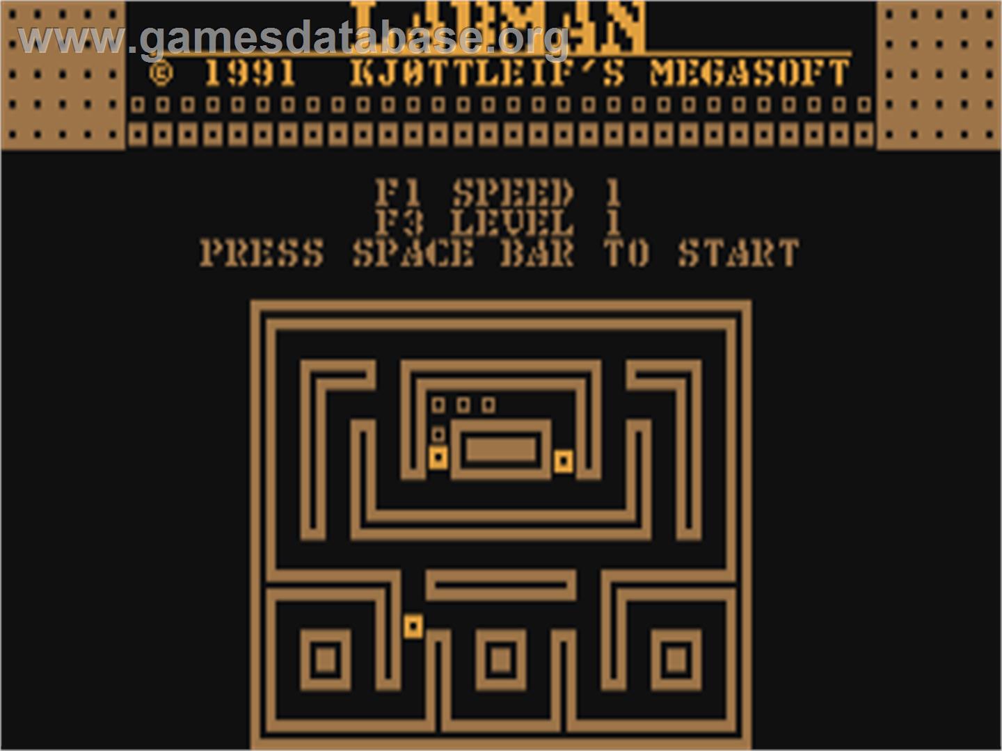 Labman - Commodore 64 - Artwork - Title Screen