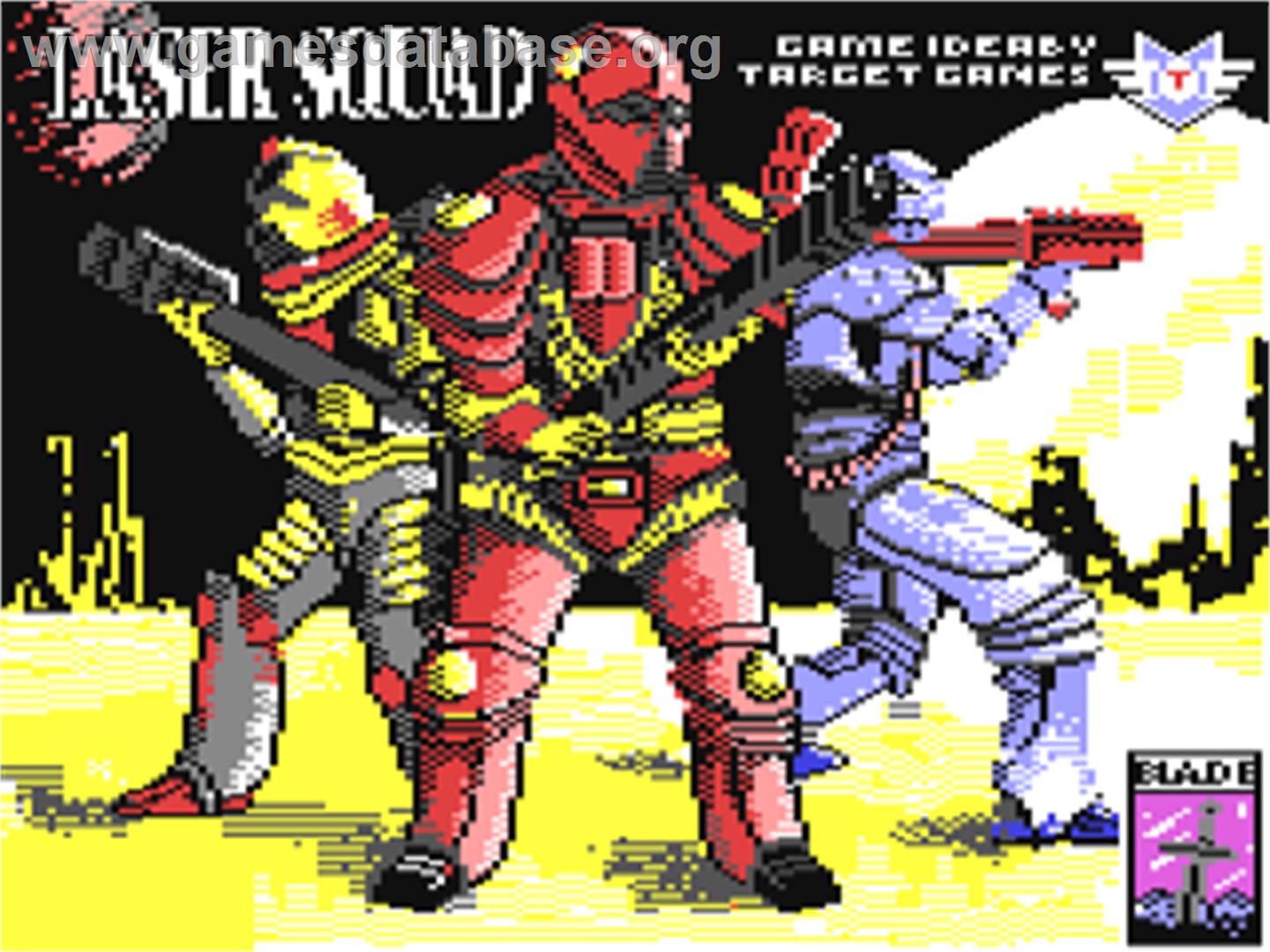 Laser Squad - Commodore 64 - Artwork - Title Screen