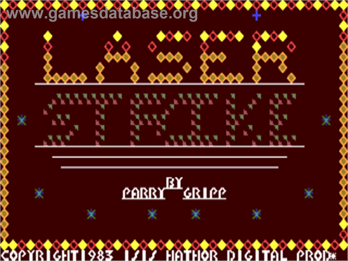Laser Strike (COMPUTE!) - Commodore 64 - Artwork - Title Screen