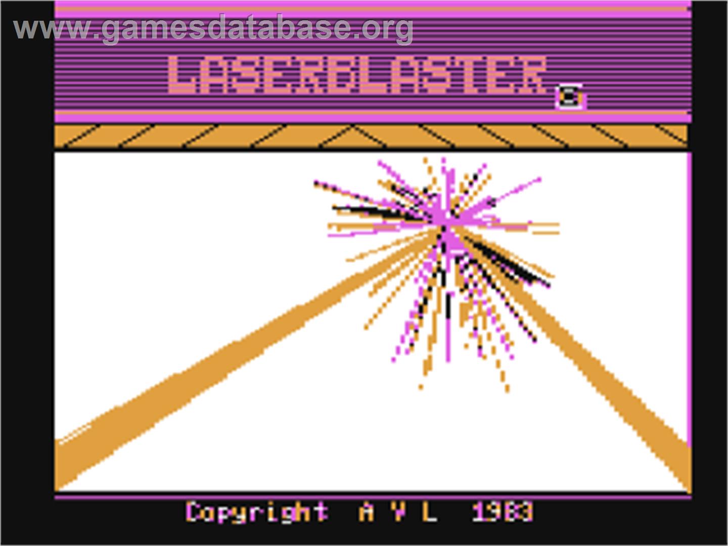 Laserblaster - Commodore 64 - Artwork - Title Screen