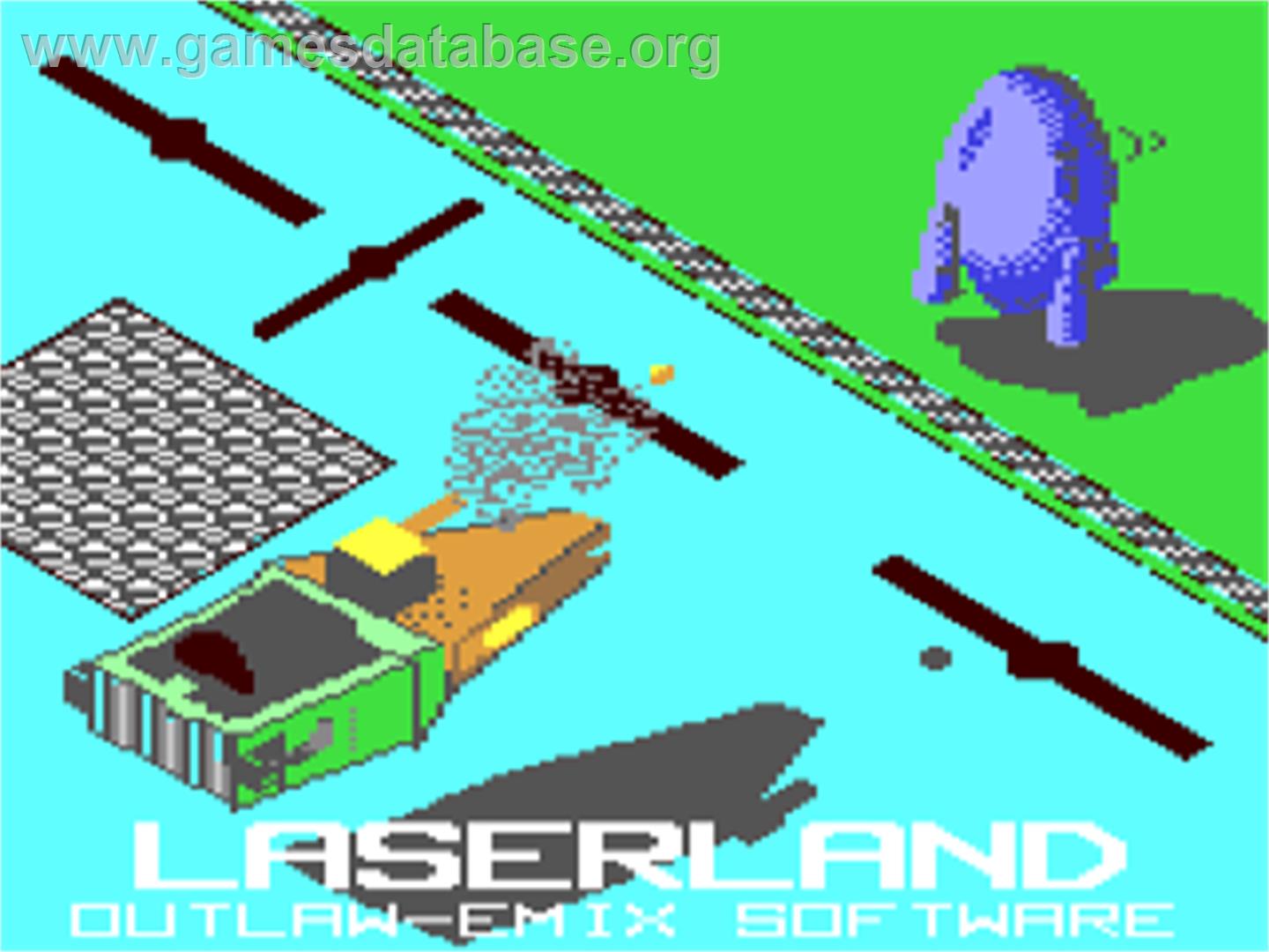 Laserland - Commodore 64 - Artwork - Title Screen