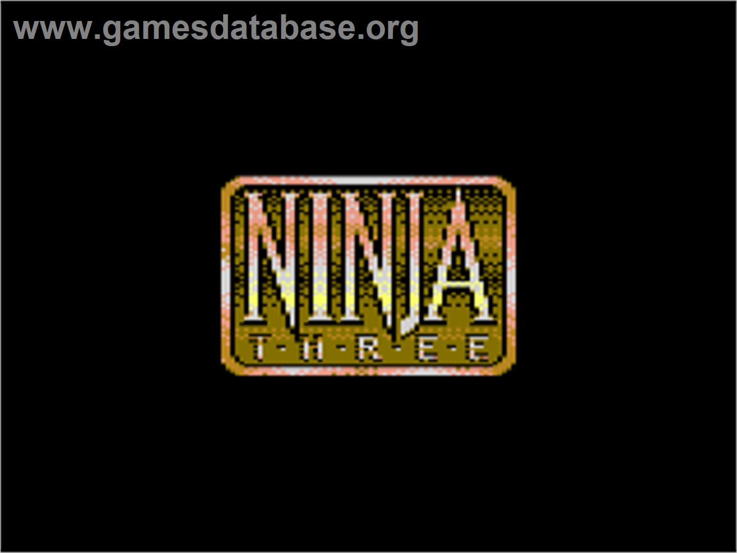 Last Ninja 3 - Commodore 64 - Artwork - Title Screen