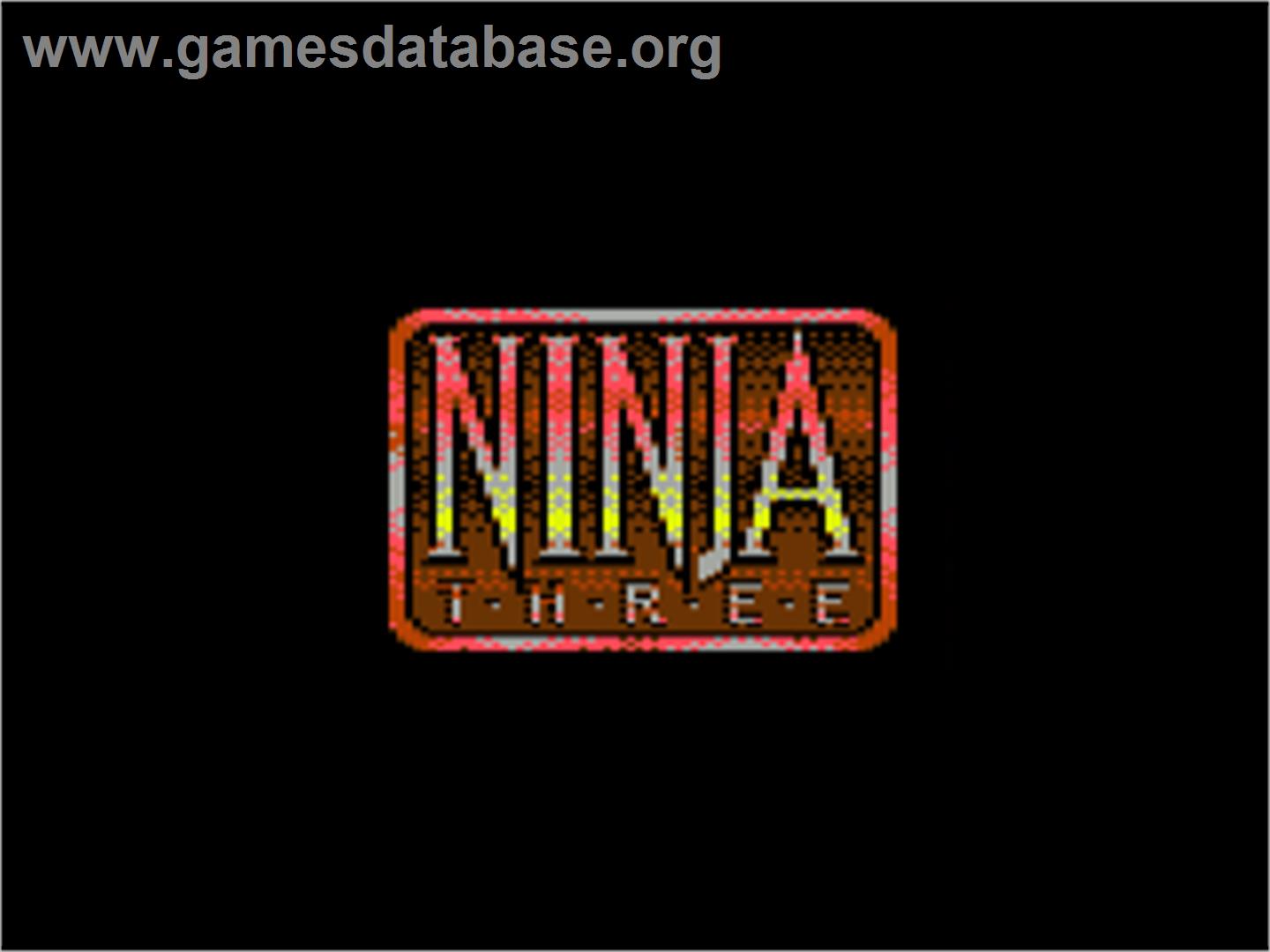 Last Ninja 3 - Commodore 64 - Artwork - Title Screen
