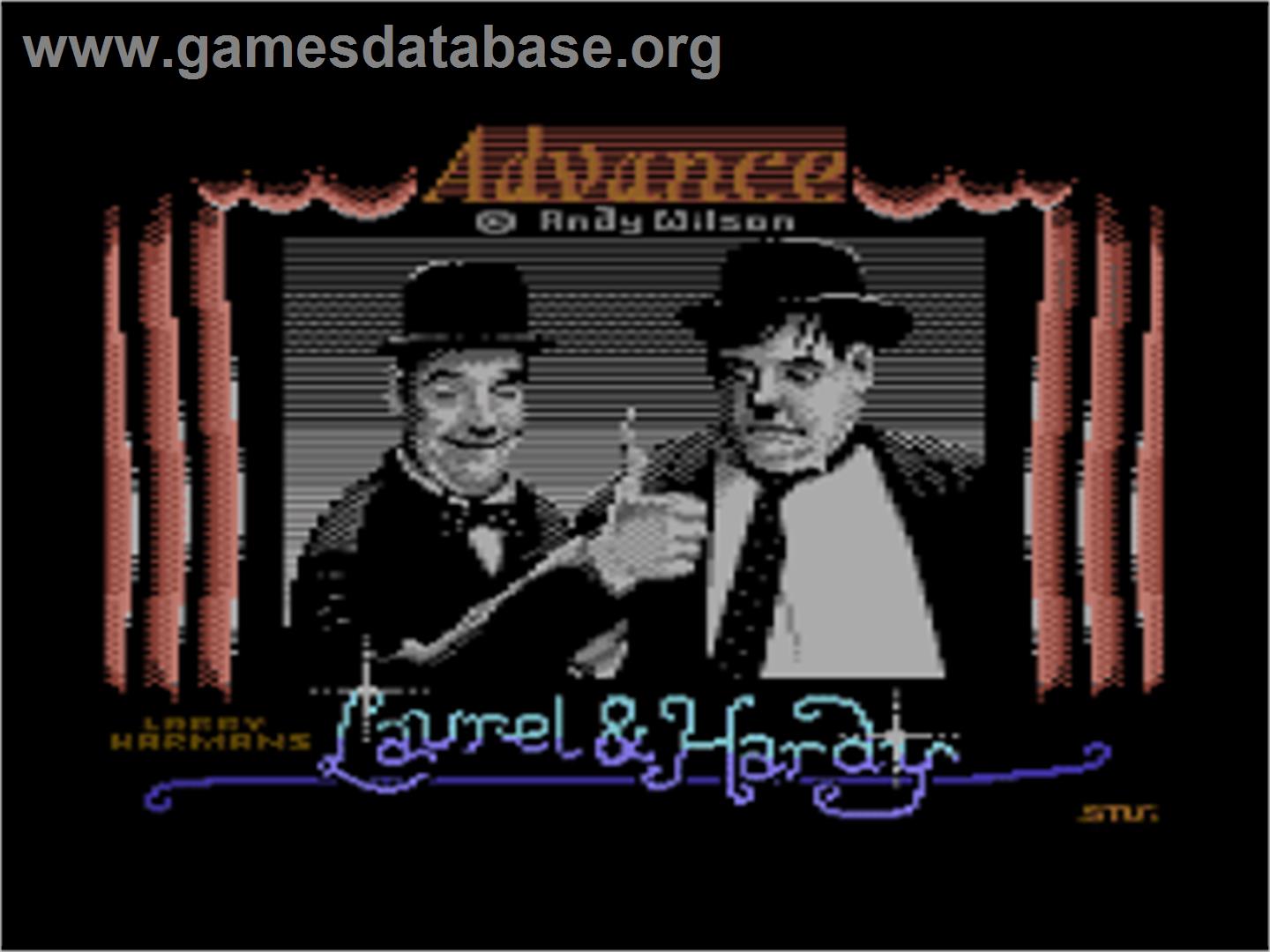 Laurel And Hardy - Commodore 64 - Artwork - Title Screen