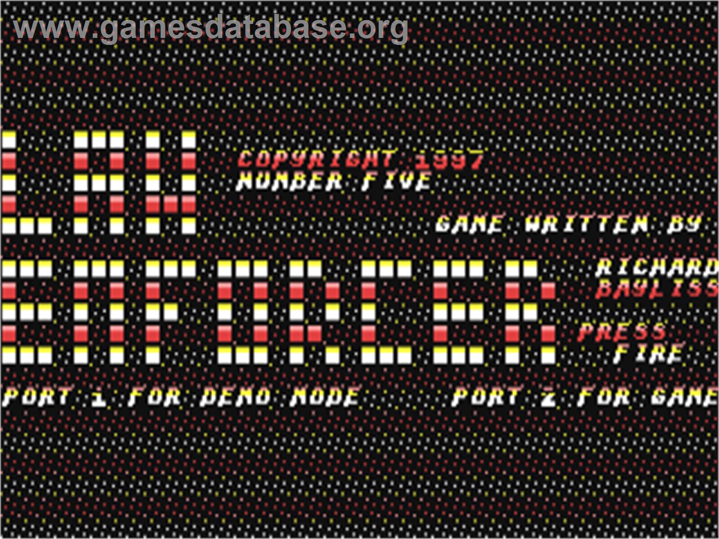 Law Enforcer - Commodore 64 - Artwork - Title Screen