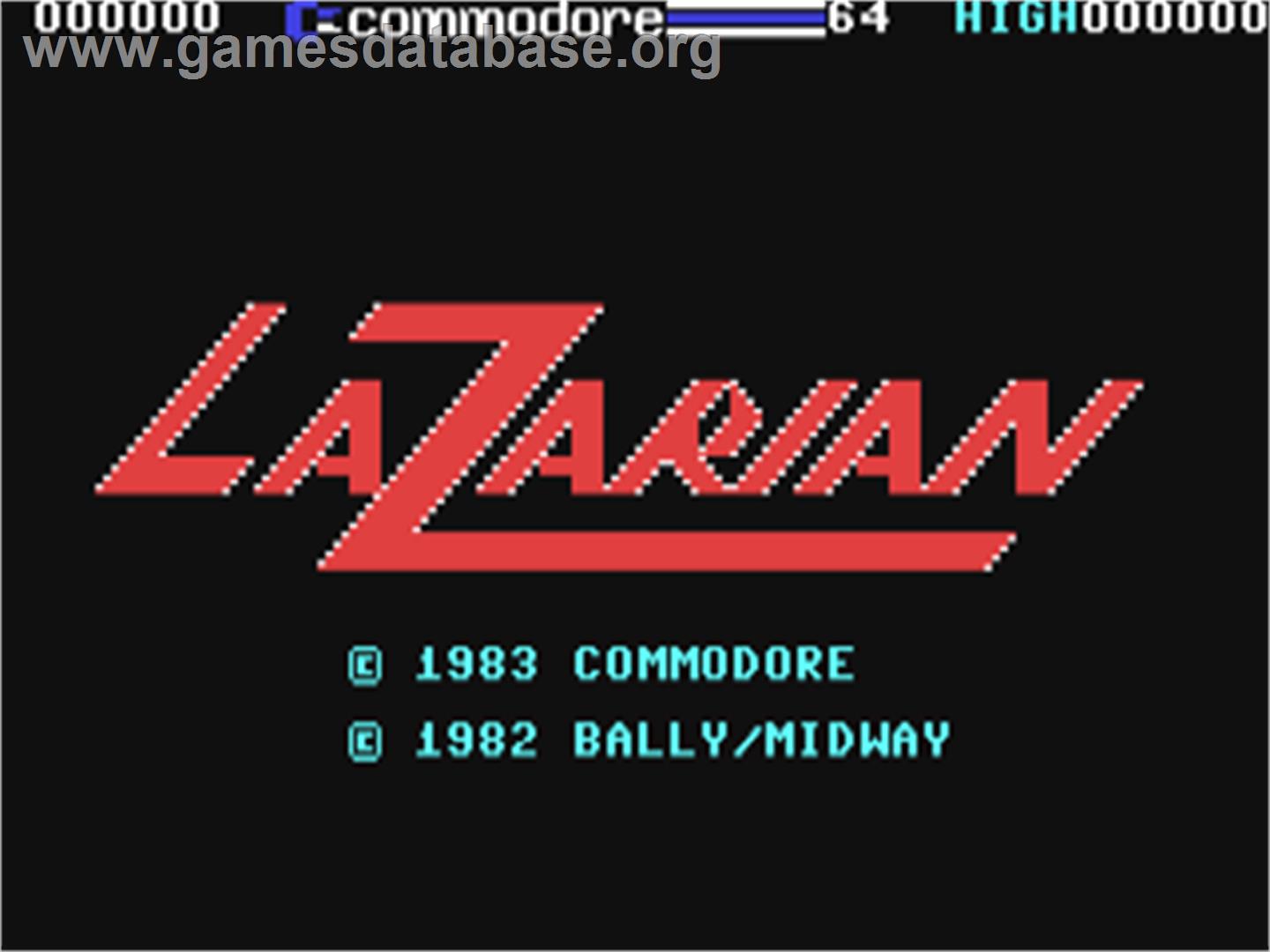 Lazarian - Commodore 64 - Artwork - Title Screen