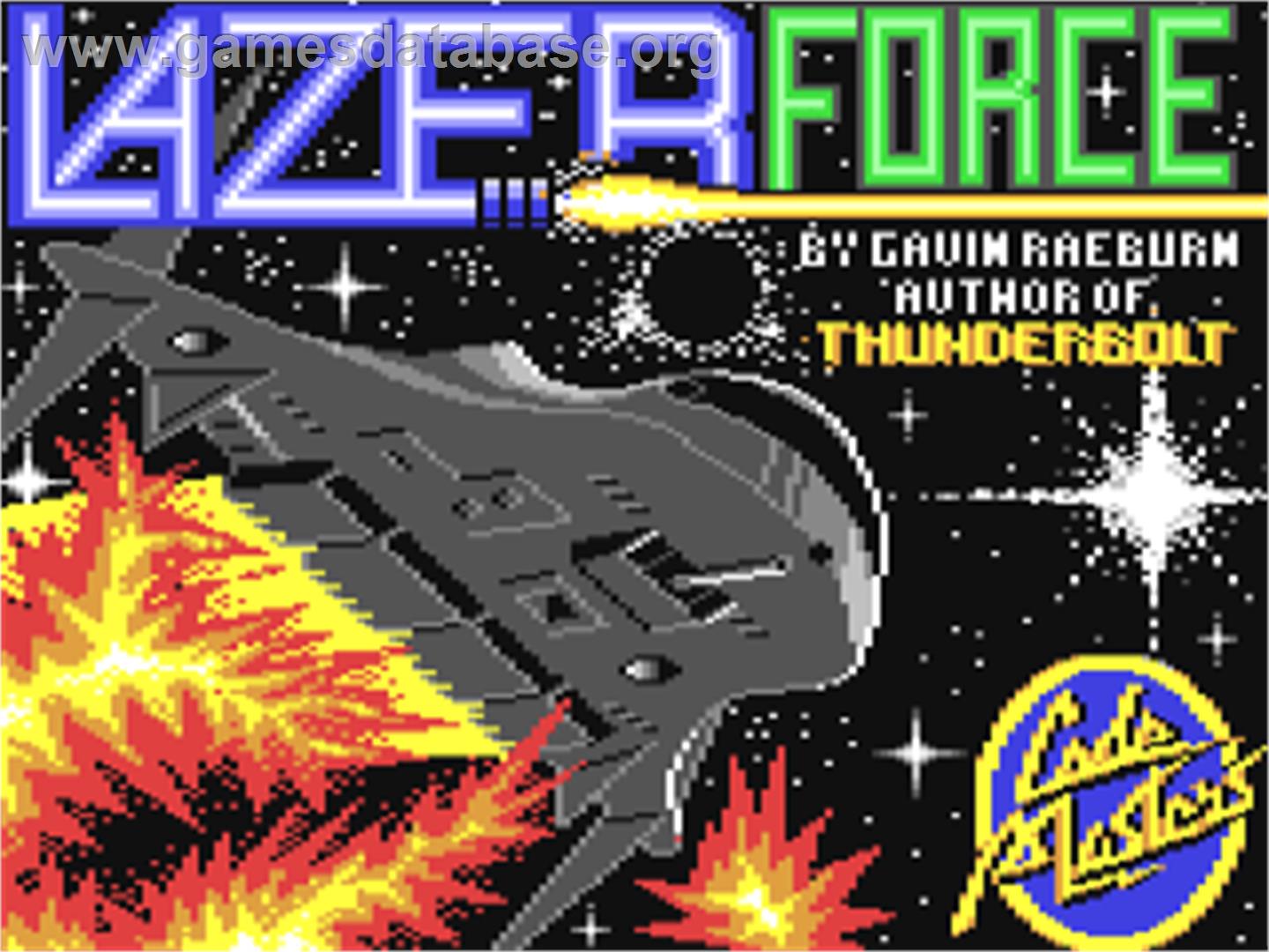 Lazer-force - Commodore 64 - Artwork - Title Screen