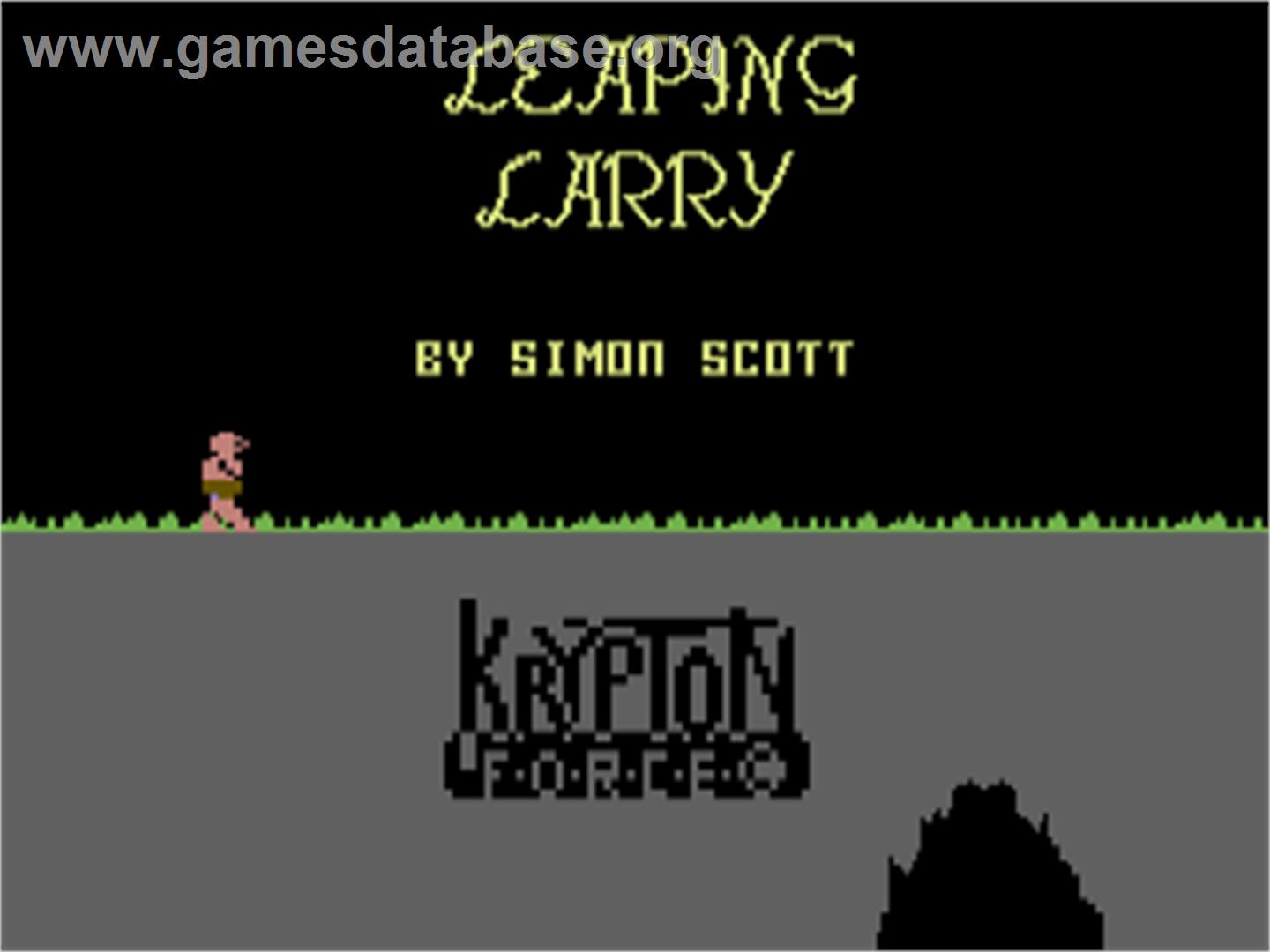 Leaping Larry - Commodore 64 - Artwork - Title Screen