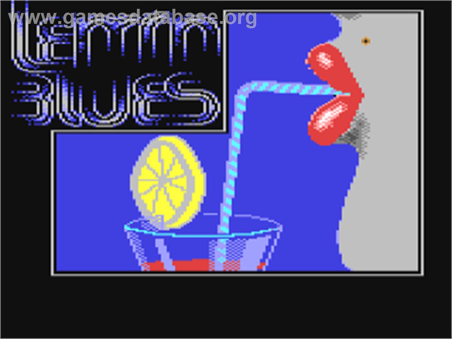 Lemon Blues - Commodore 64 - Artwork - Title Screen