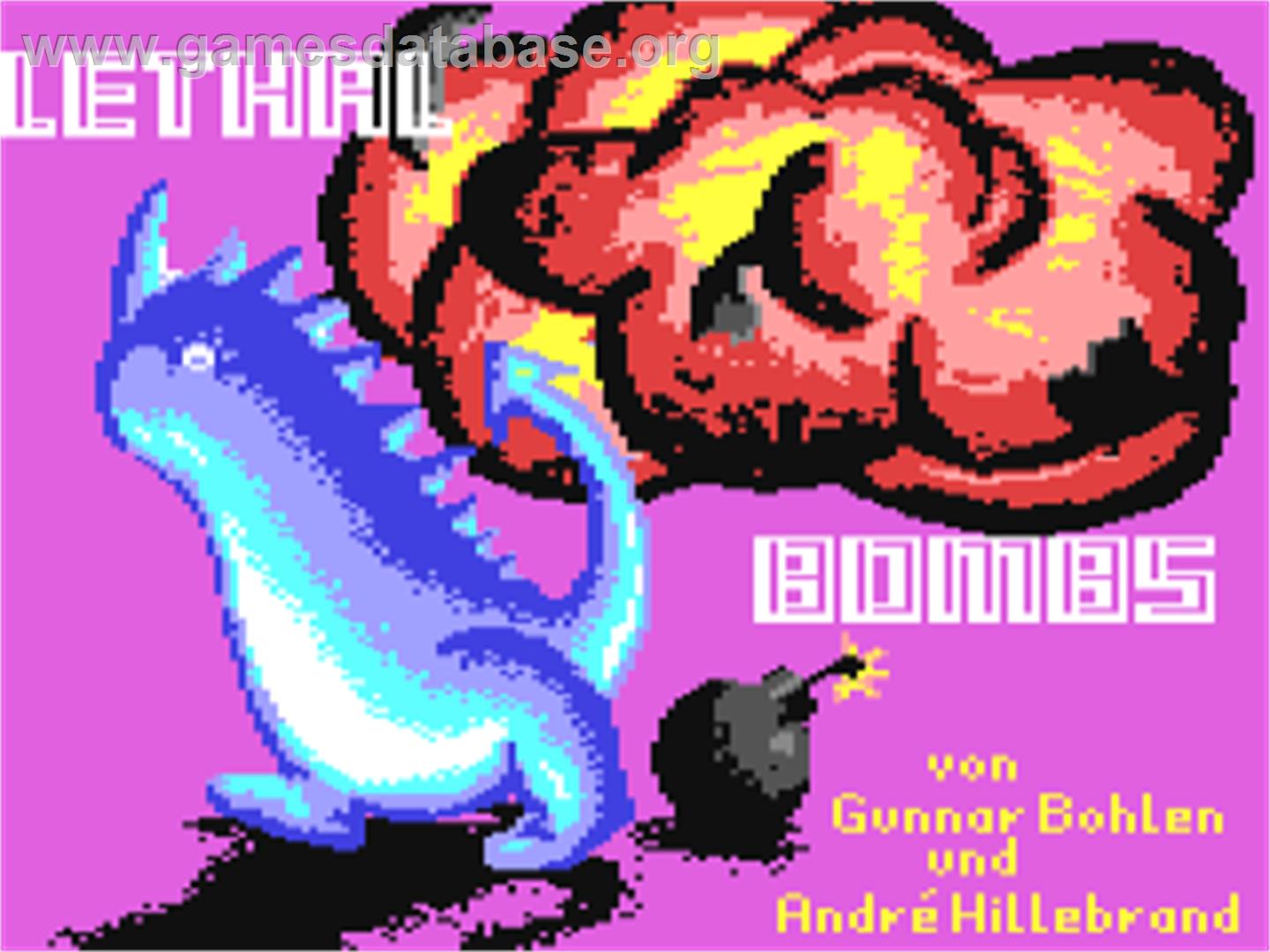 Lethal Bombs - Commodore 64 - Artwork - Title Screen
