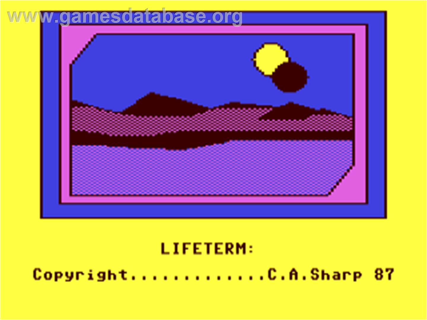 Life-Term - Commodore 64 - Artwork - Title Screen