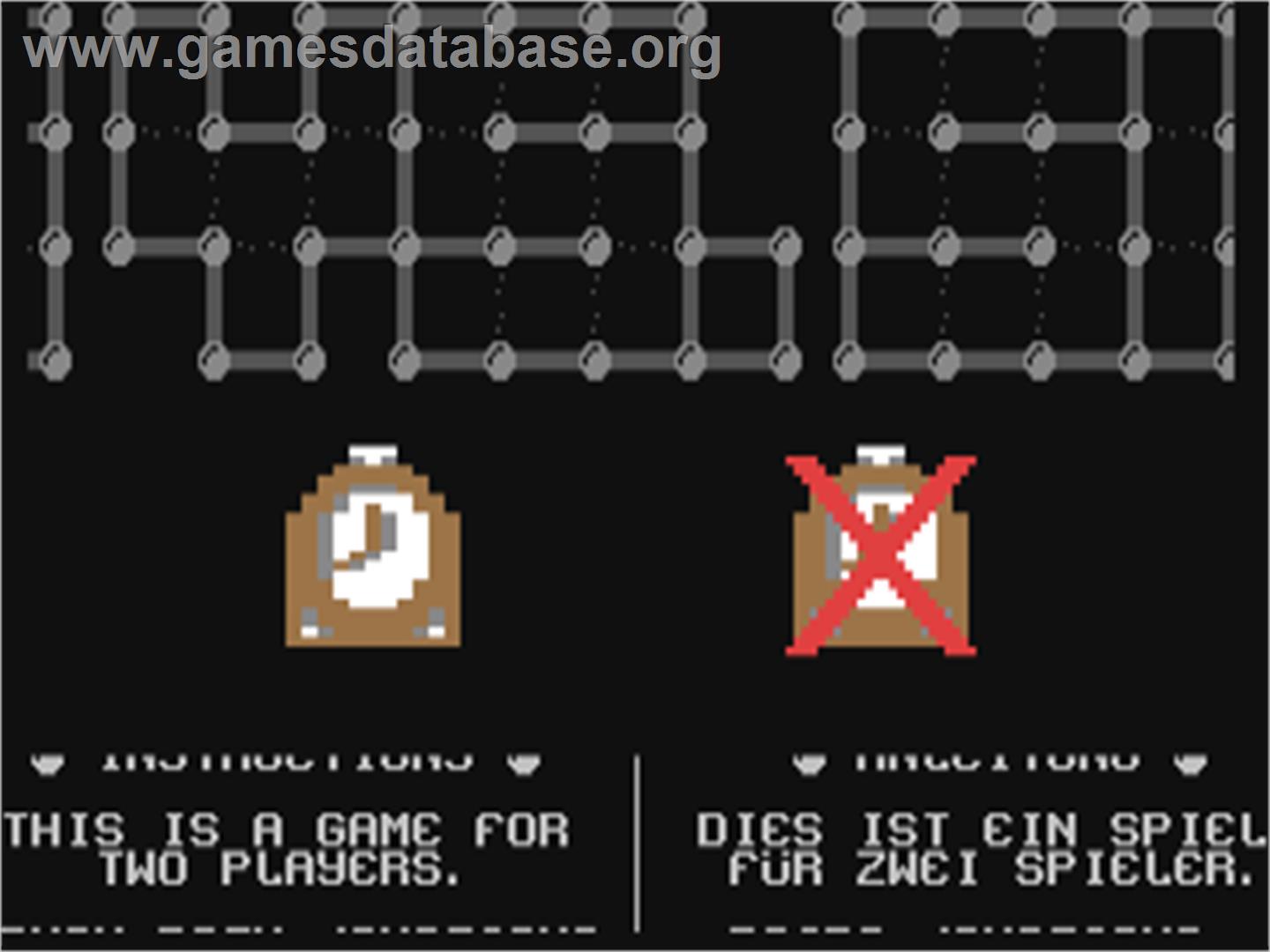 Linus Vs Simon - Commodore 64 - Artwork - Title Screen