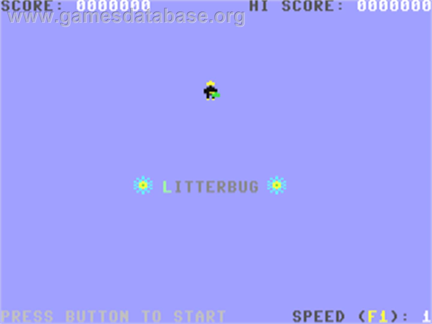 Litterbug - Commodore 64 - Artwork - Title Screen