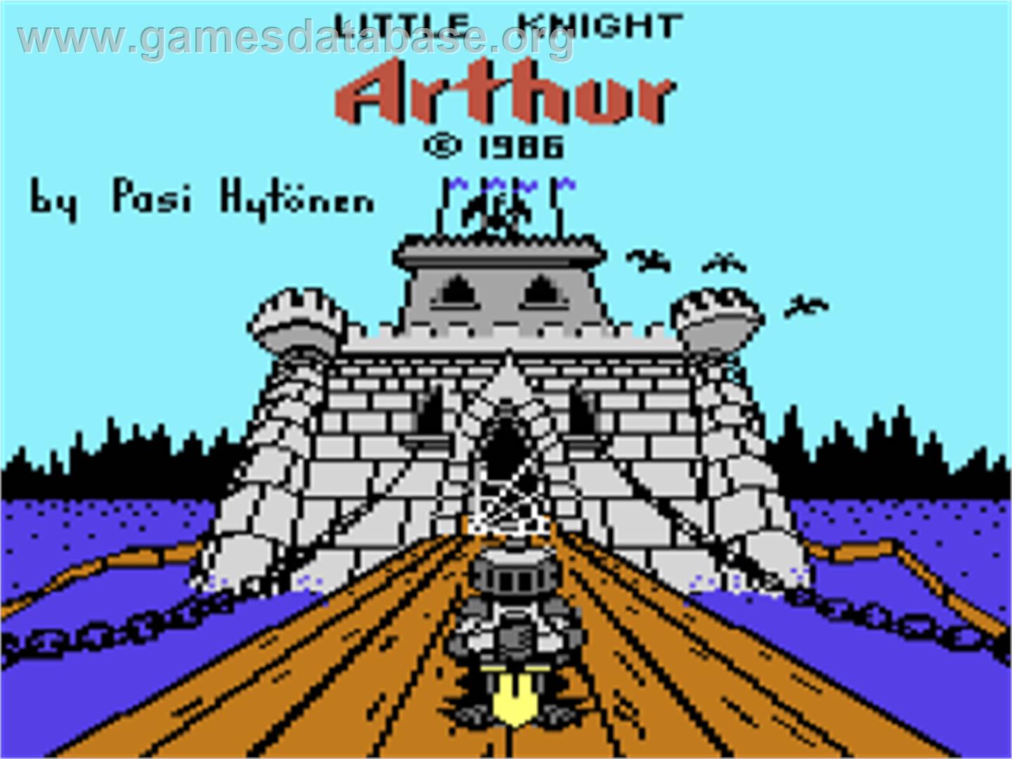 Little Knight Arthur - Commodore 64 - Artwork - Title Screen