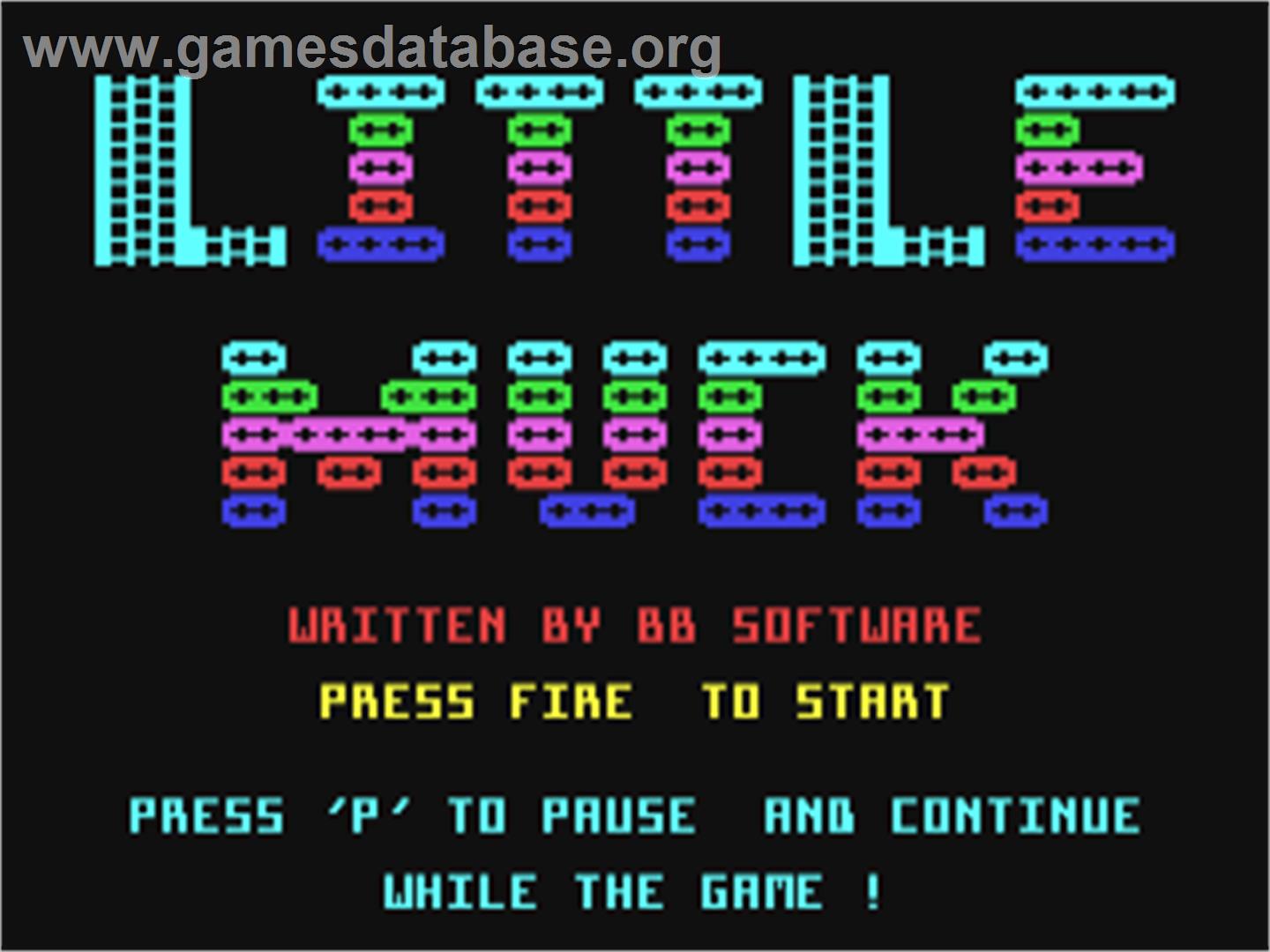 Little Muck - Commodore 64 - Artwork - Title Screen