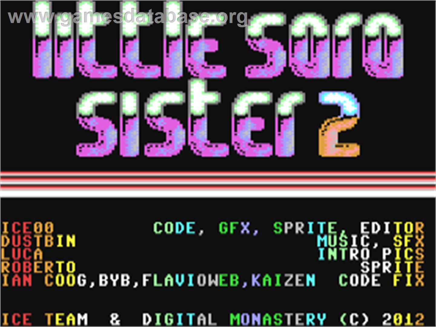 Little Sara Sister 2 - Commodore 64 - Artwork - Title Screen