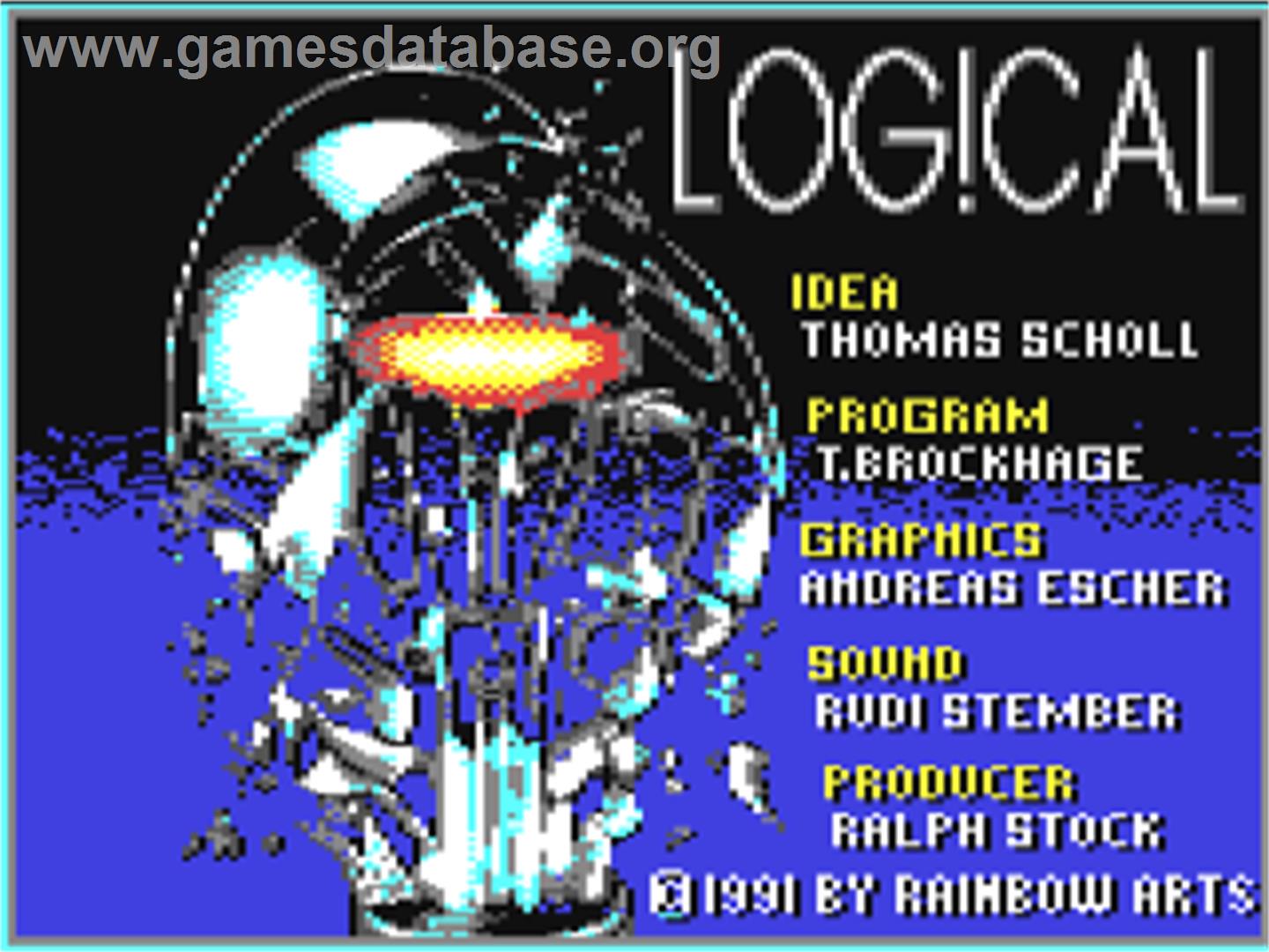 Log!cal - Commodore 64 - Artwork - Title Screen
