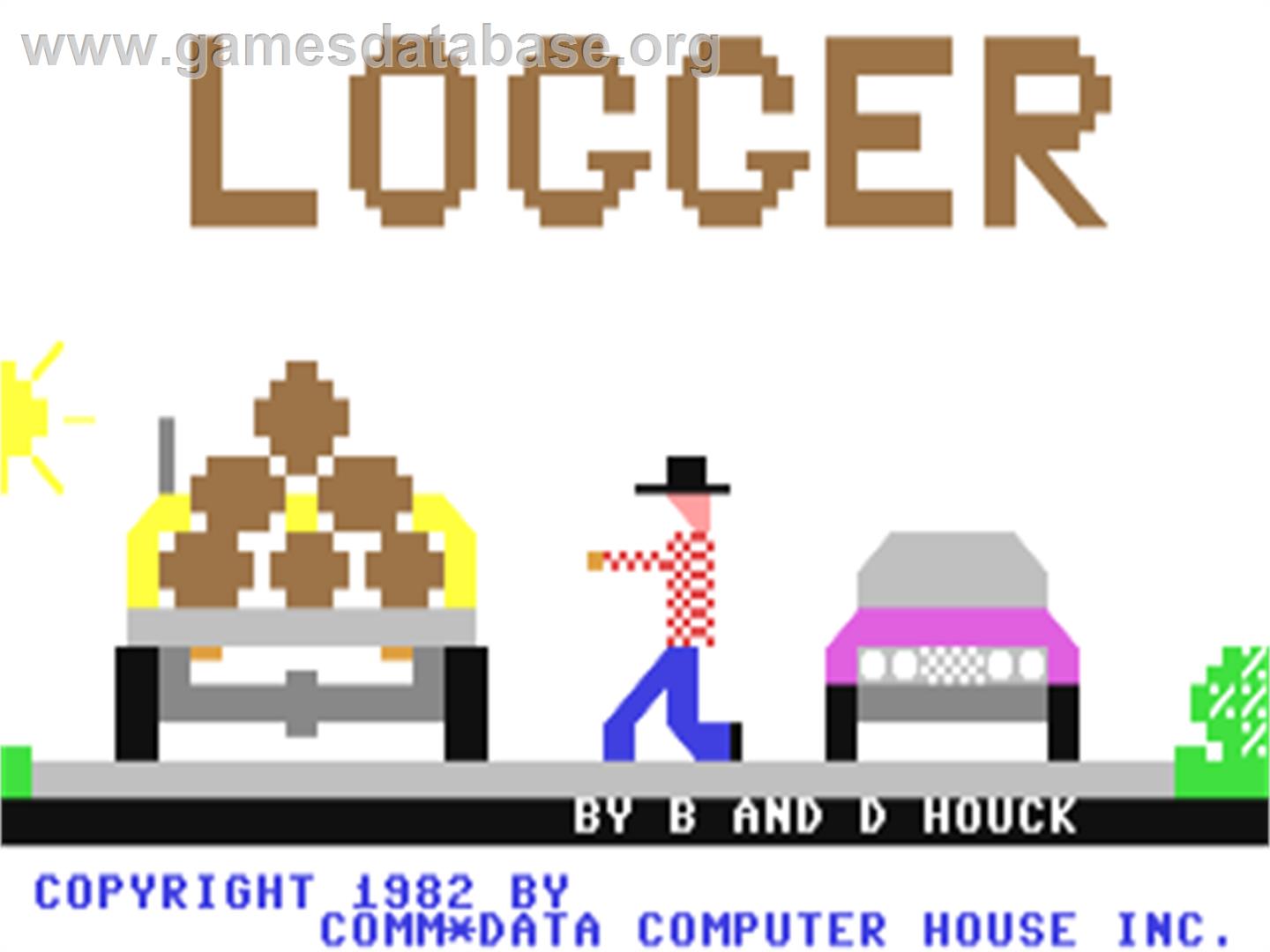 Logger (Comm*Data) - Commodore 64 - Artwork - Title Screen