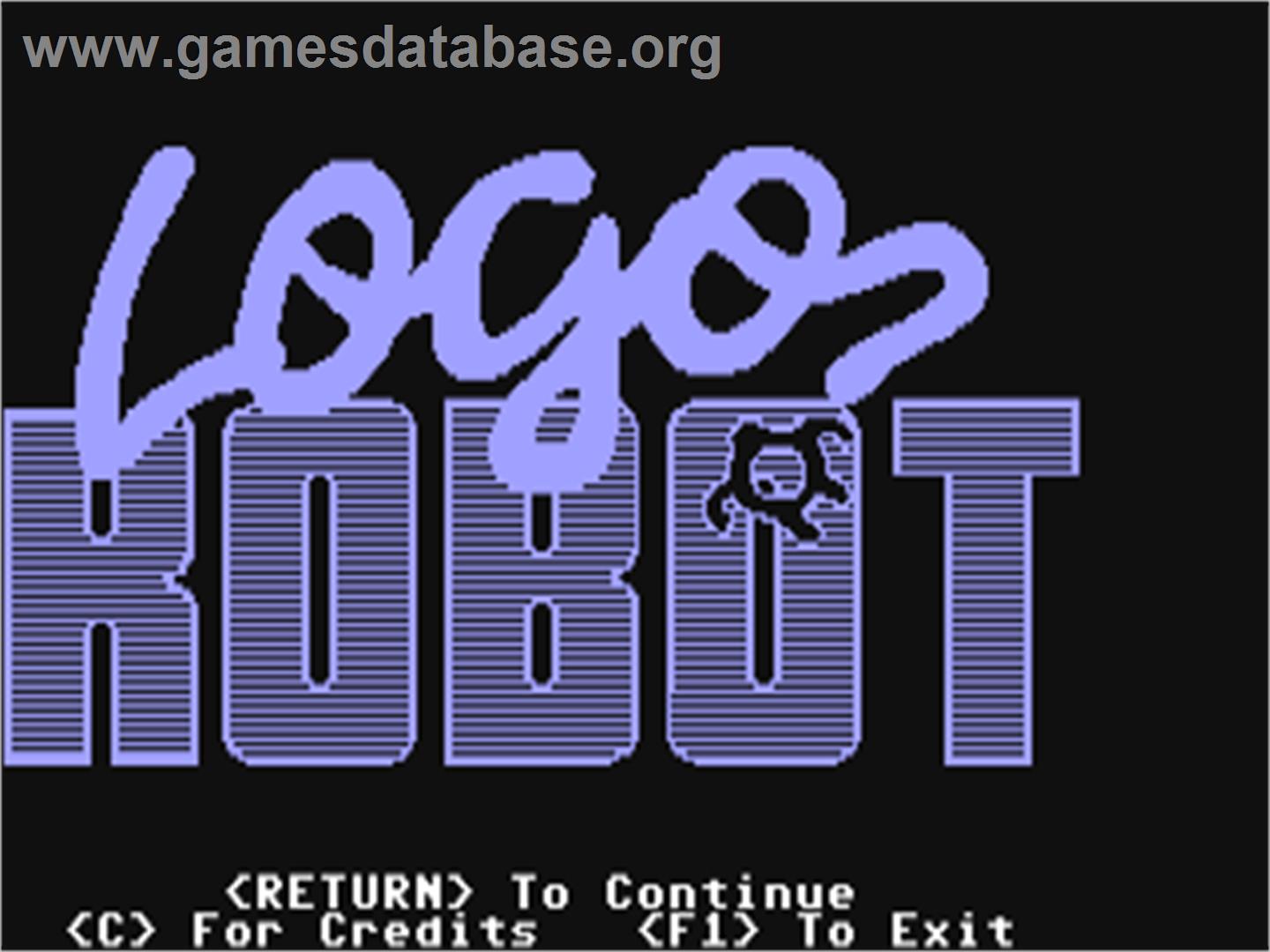Logo Robot - Commodore 64 - Artwork - Title Screen