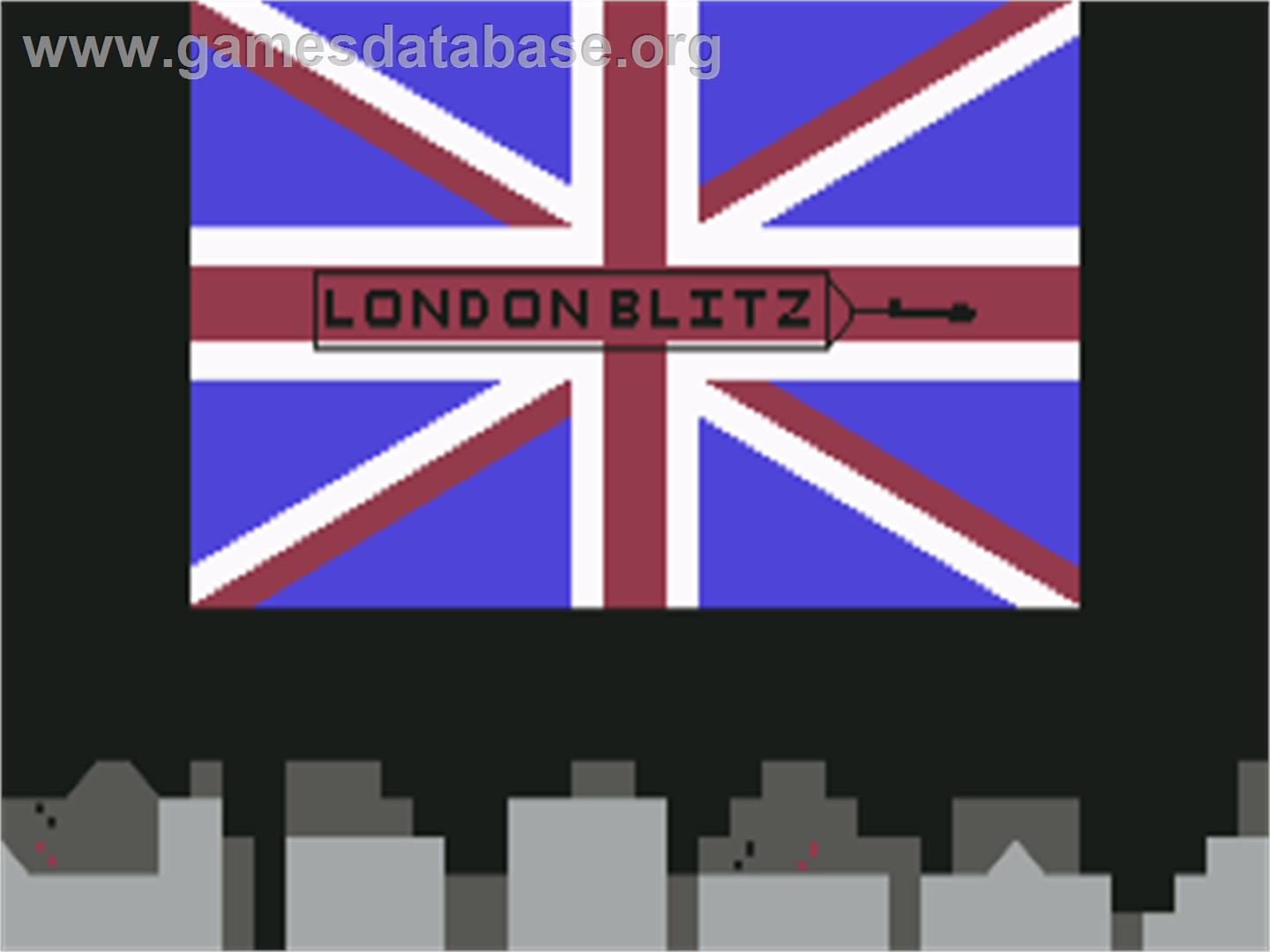 London Blitz - Commodore 64 - Artwork - Title Screen