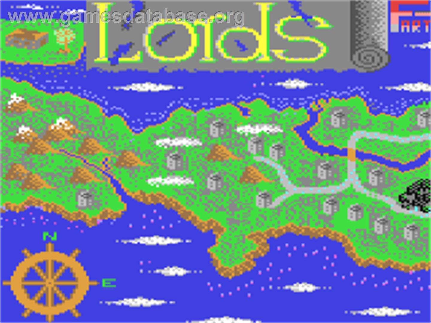 Lords - Commodore 64 - Artwork - Title Screen