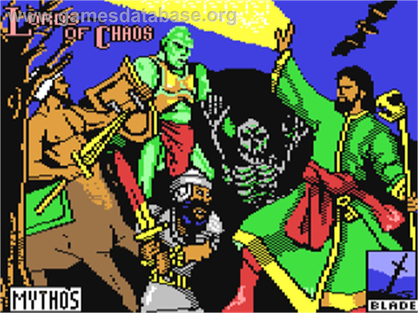 Lords of Chaos - Commodore 64 - Artwork - Title Screen