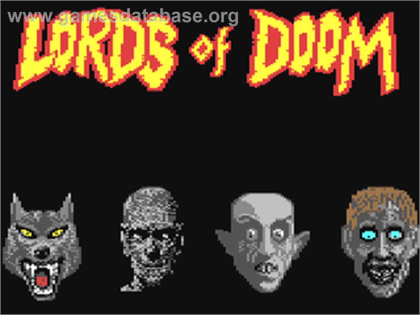 Lords of Doom - Commodore 64 - Artwork - Title Screen