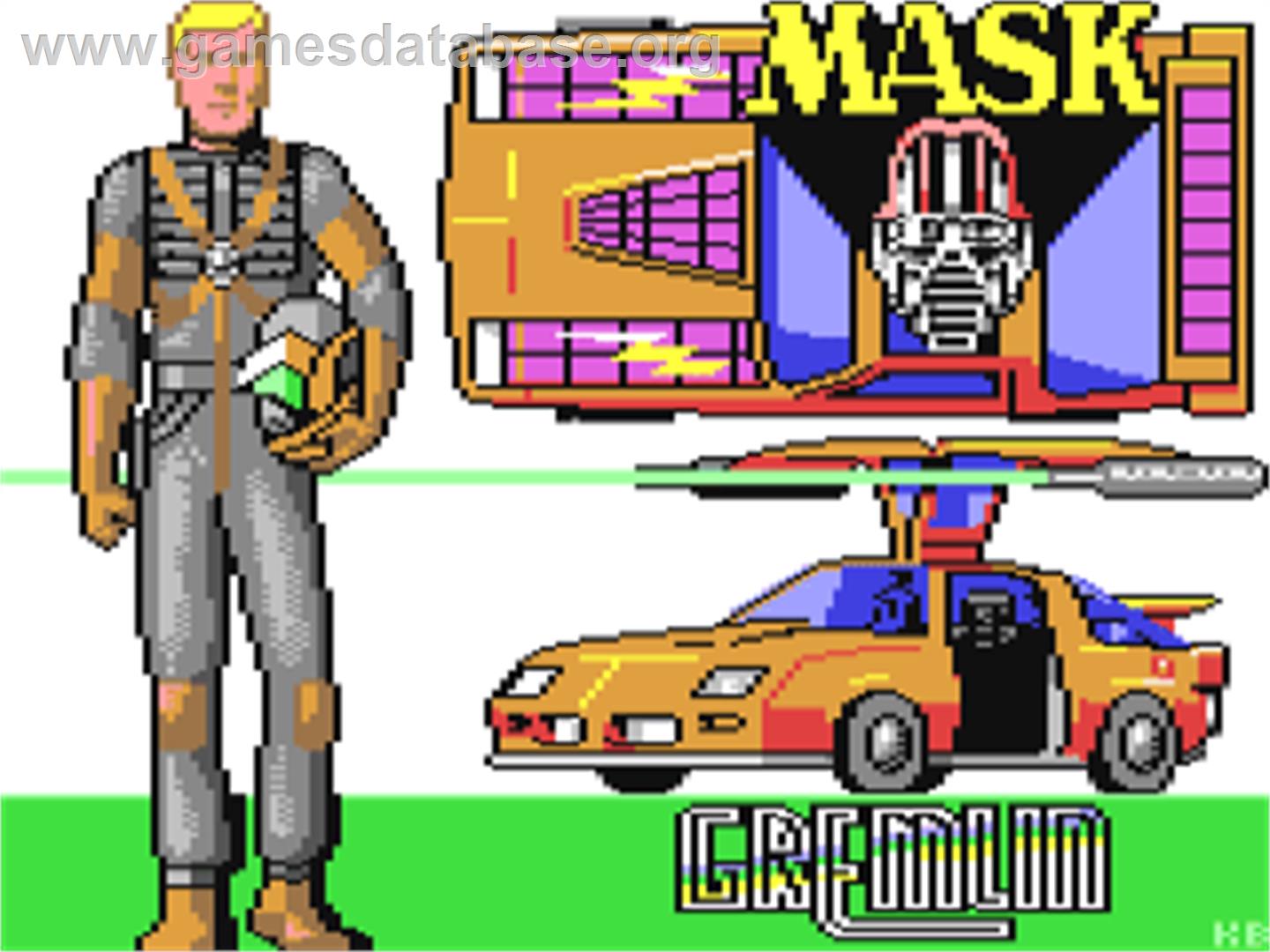 MASK - Commodore 64 - Artwork - Title Screen