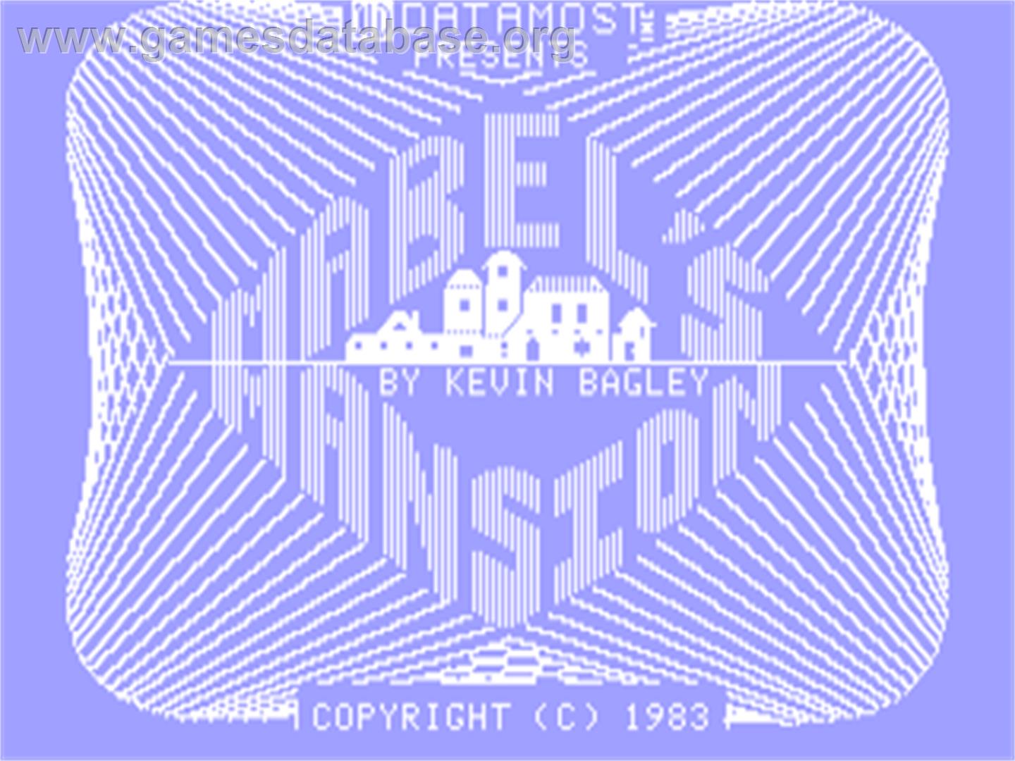 Mabel's Mansion - Commodore 64 - Artwork - Title Screen