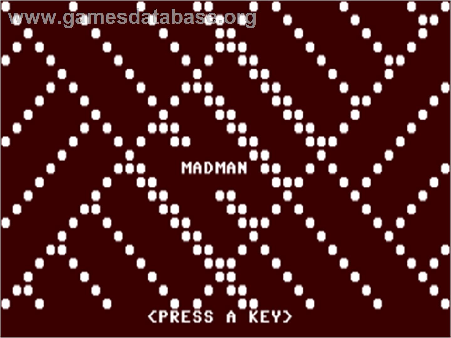 Mad Man - Commodore 64 - Artwork - Title Screen